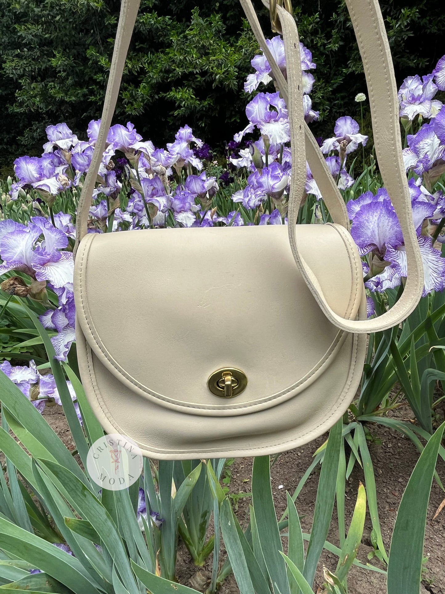 Vintage Coach Watson Bag 9981 Bone USA 1996