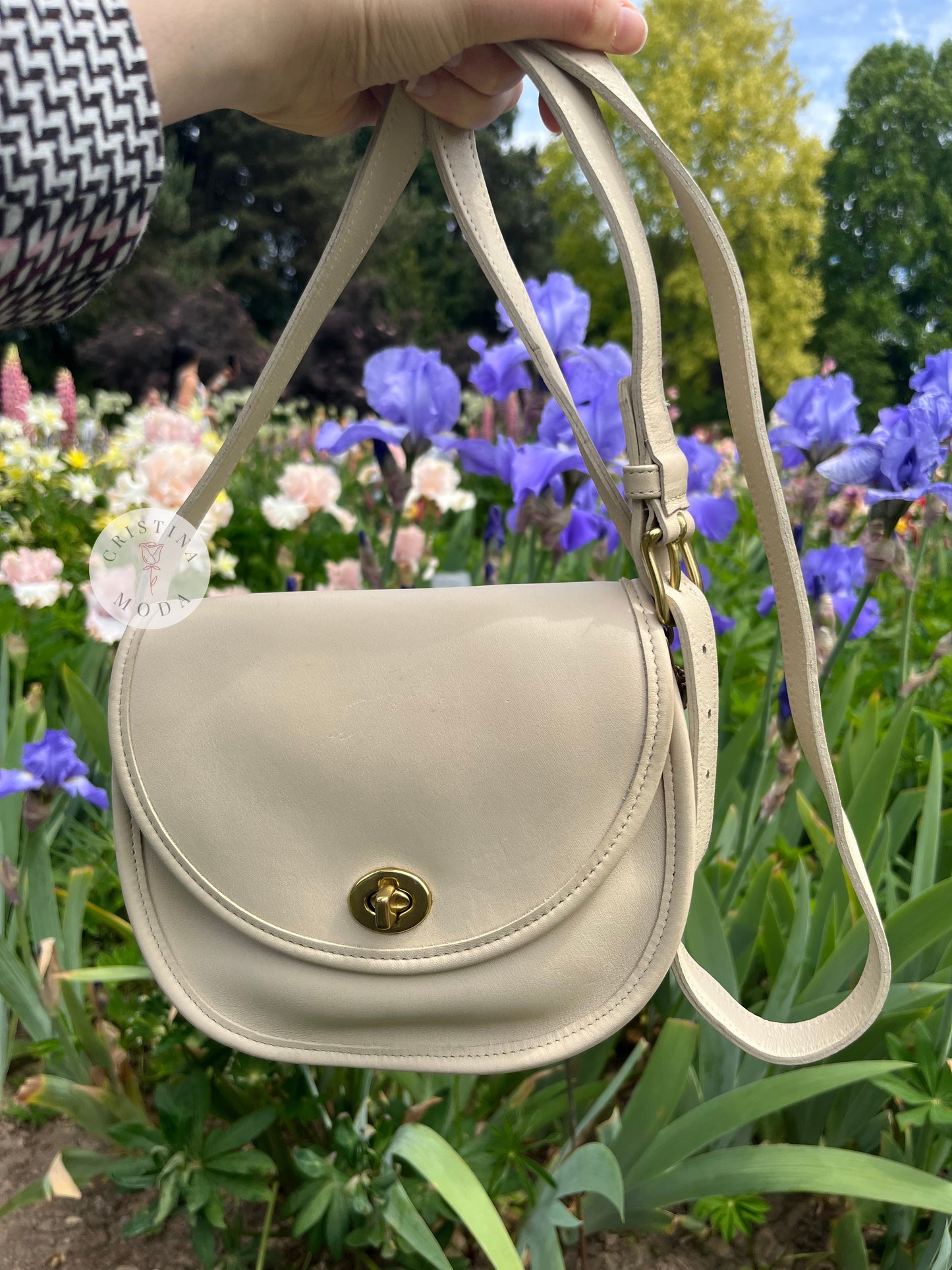 Vintage Coach Watson Bag 9981 Bone USA 1996