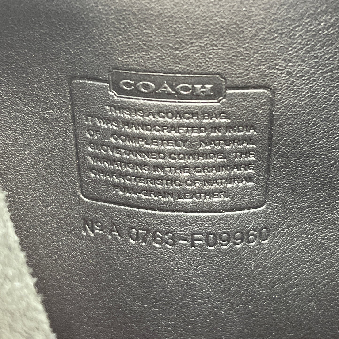 NEW Coach Daypack Backpack 9960 Black 2007 India