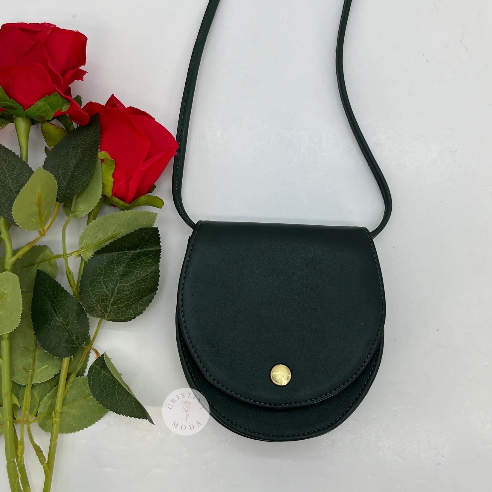 Vintage Coach Horseshoe Belt Bag 4857 Bottle Green – Cristina Moda 
