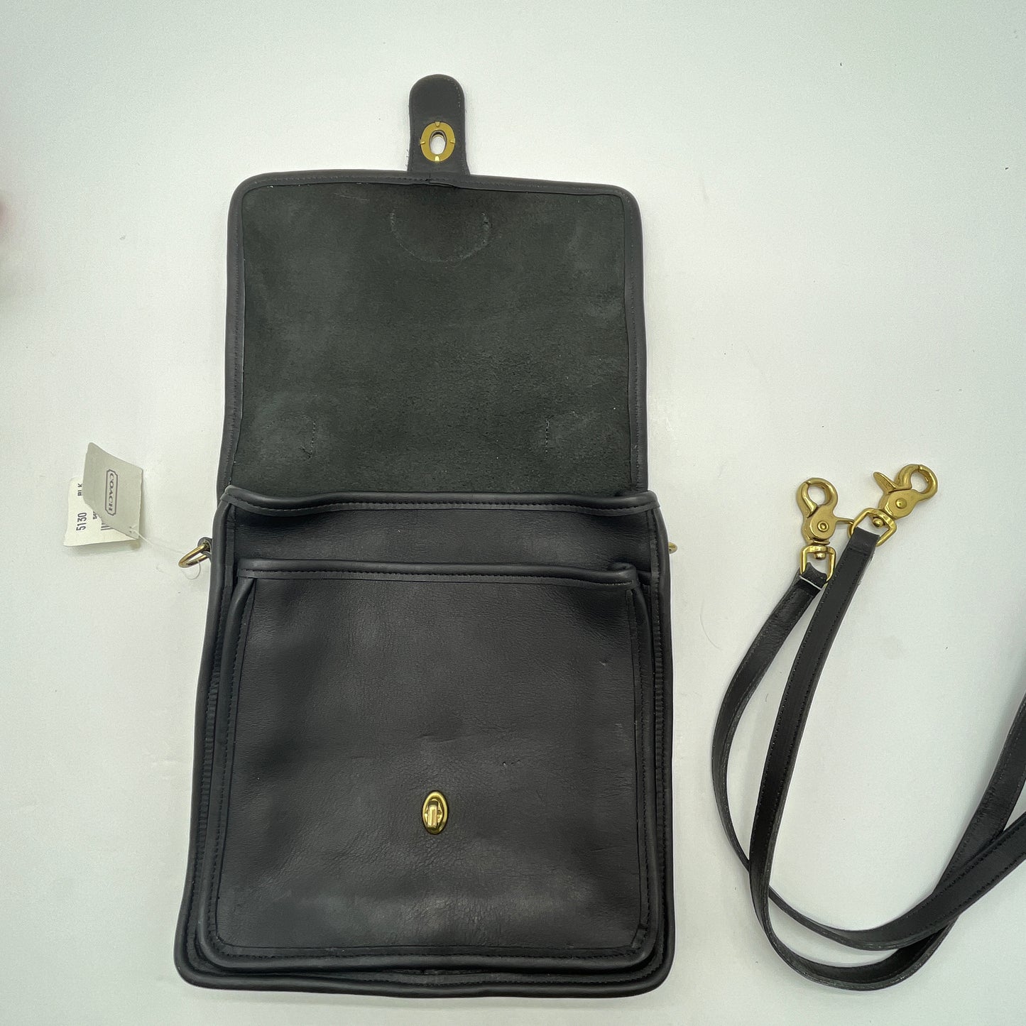 NEW Vintage Coach Station Bag 5130 Black USA 1995