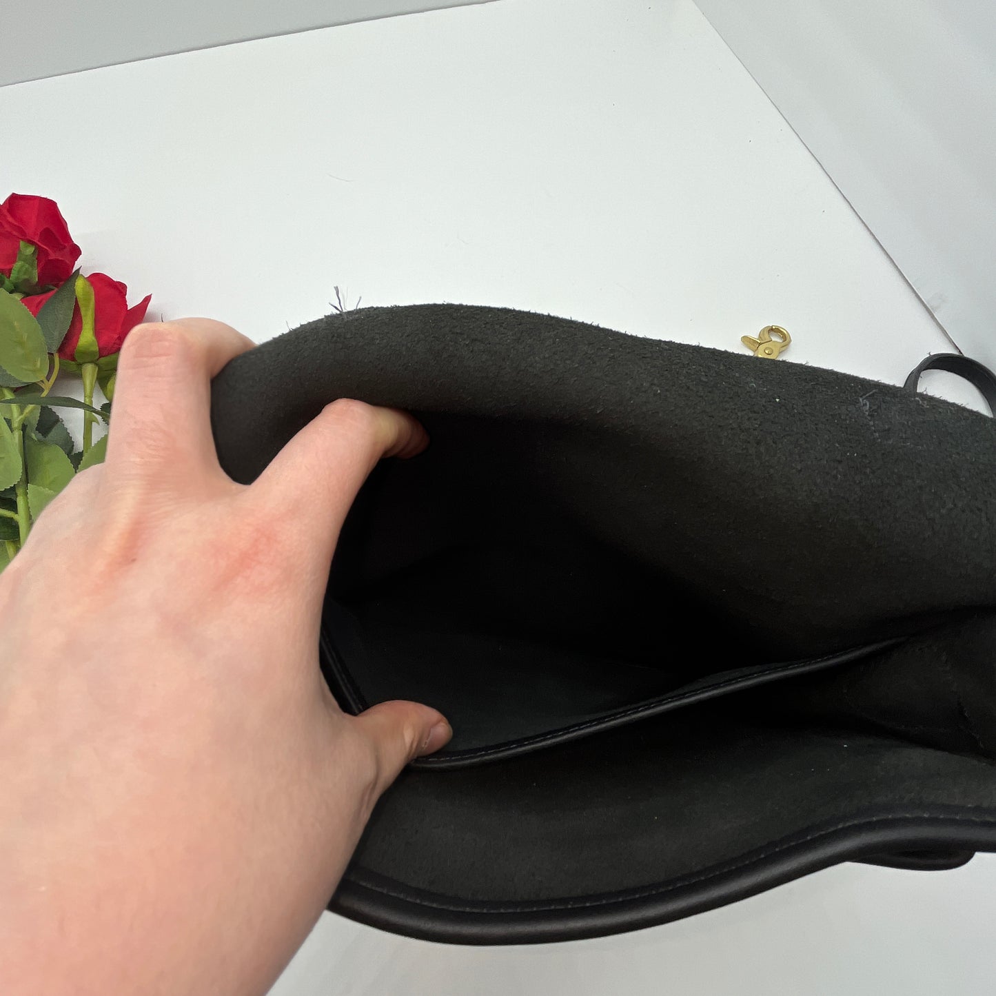 NEW Vintage Coach Station Bag 5130 Black USA 1995