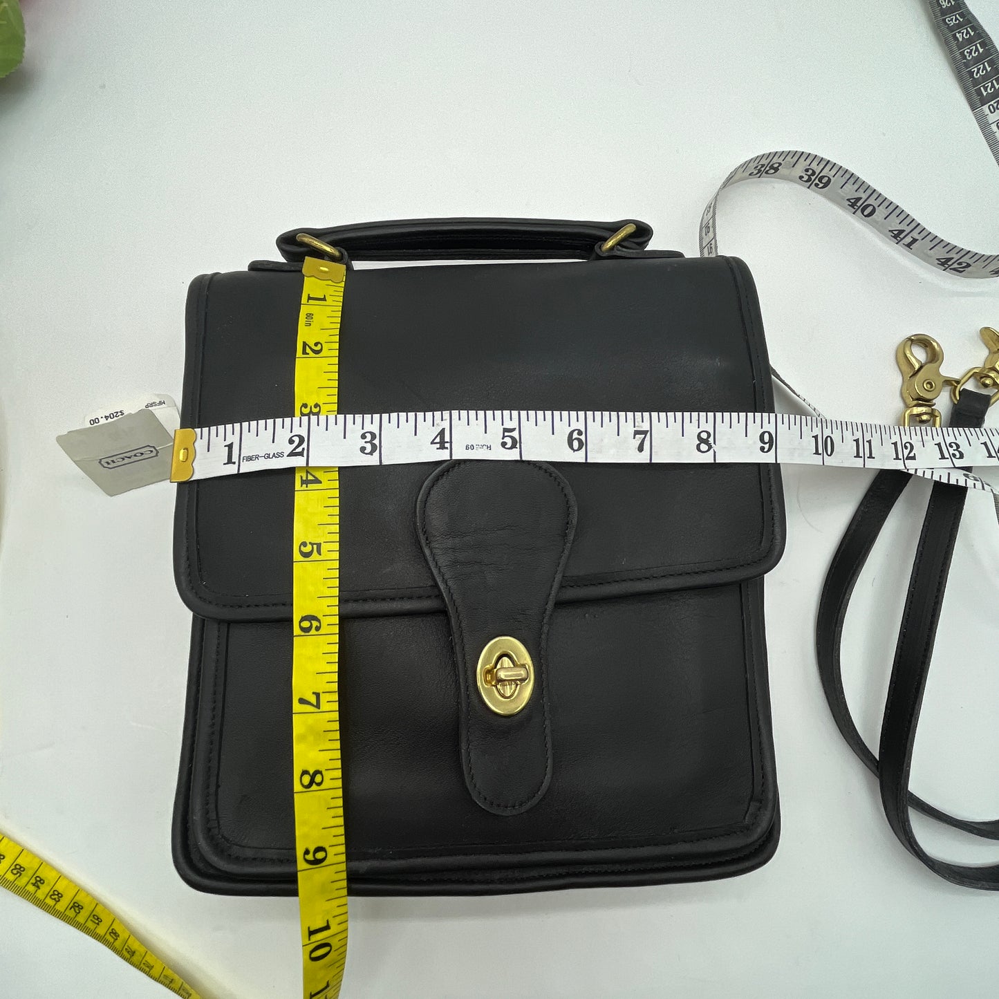 NEW Vintage Coach Station Bag 5130 Black USA 1995