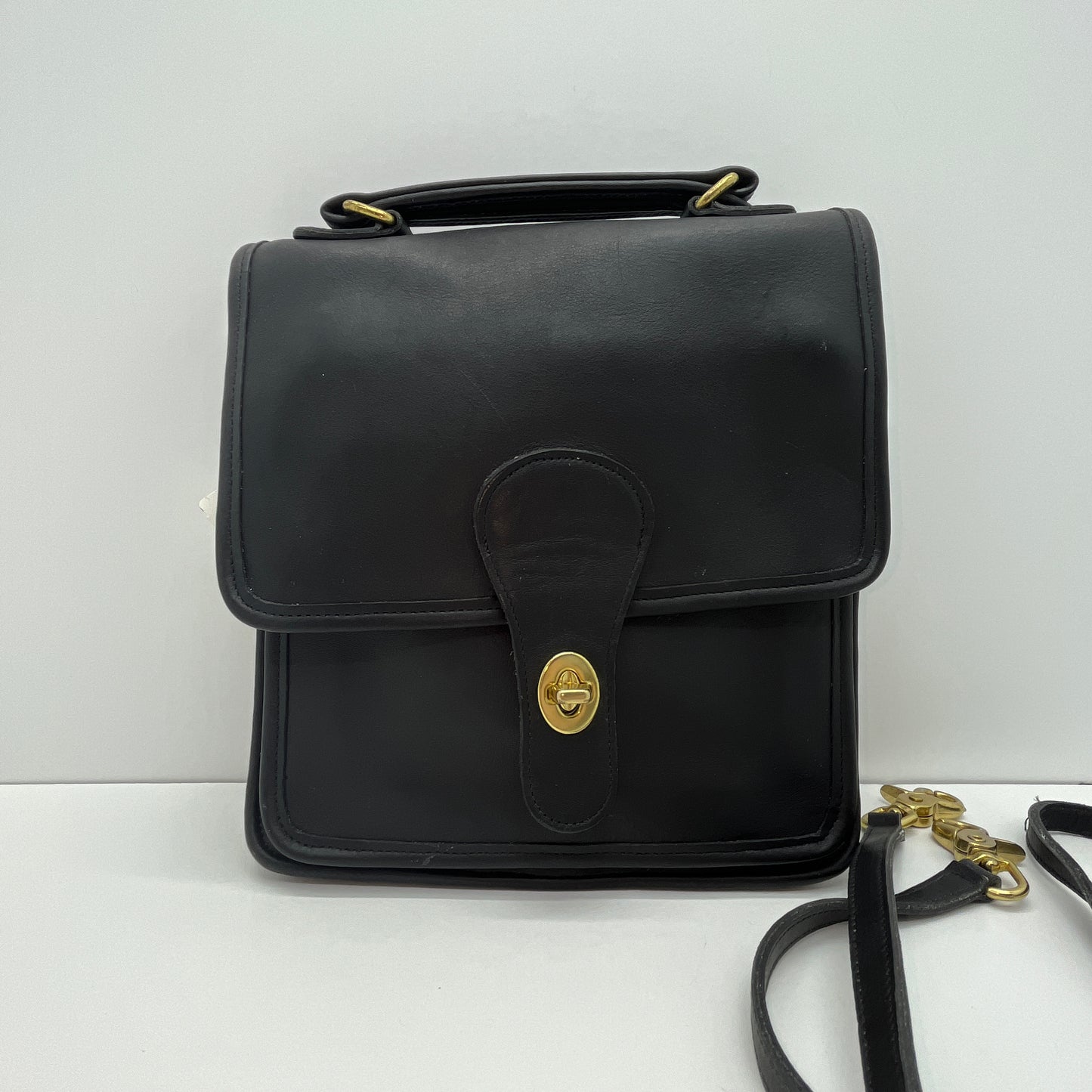 NEW Vintage Coach Station Bag 5130 Black USA 1995