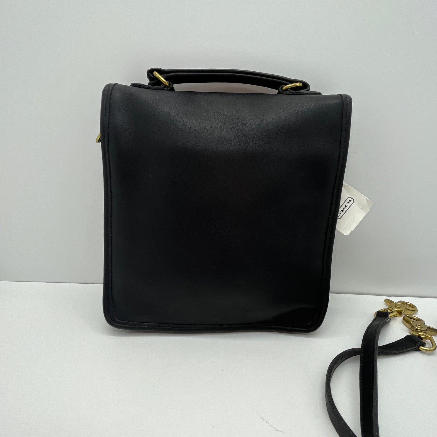 NEW Vintage Coach Station Bag 5130 Black USA 1995