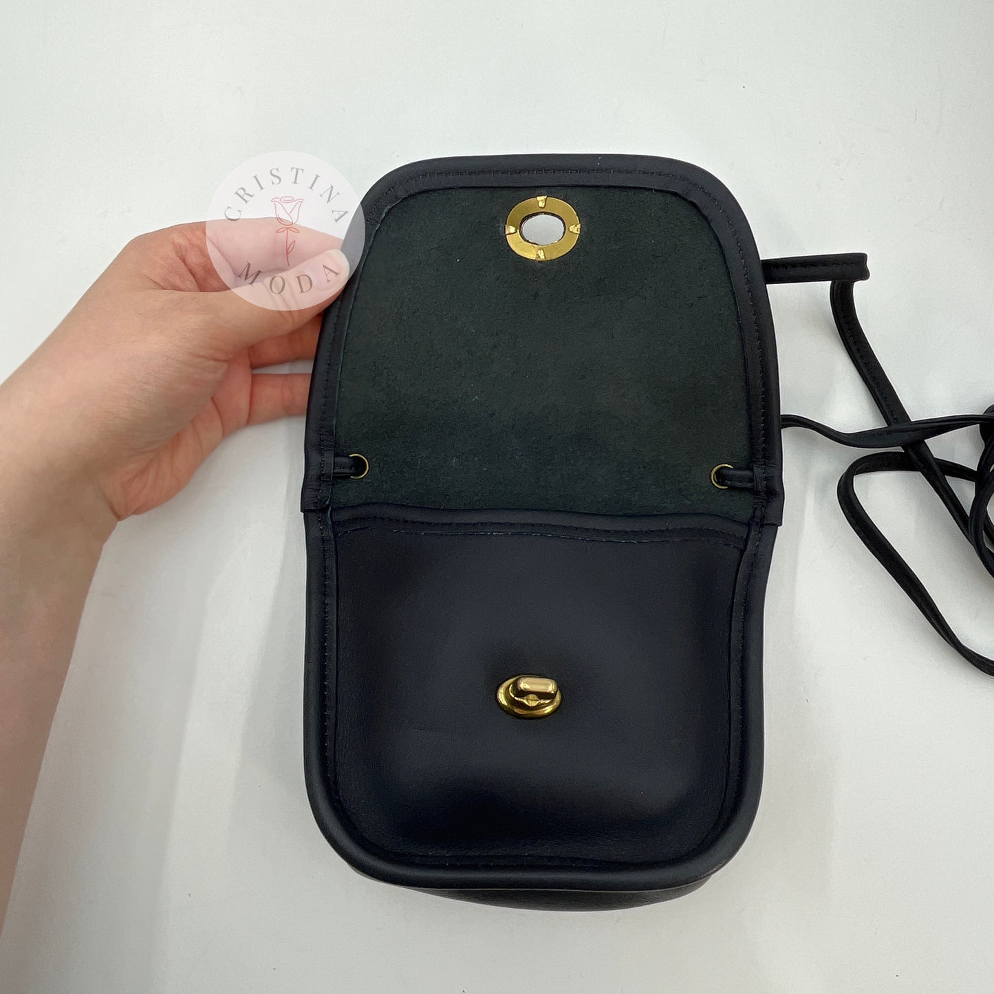 NEW Vintage Coach Everett Bag 9934 Navy USA 2000