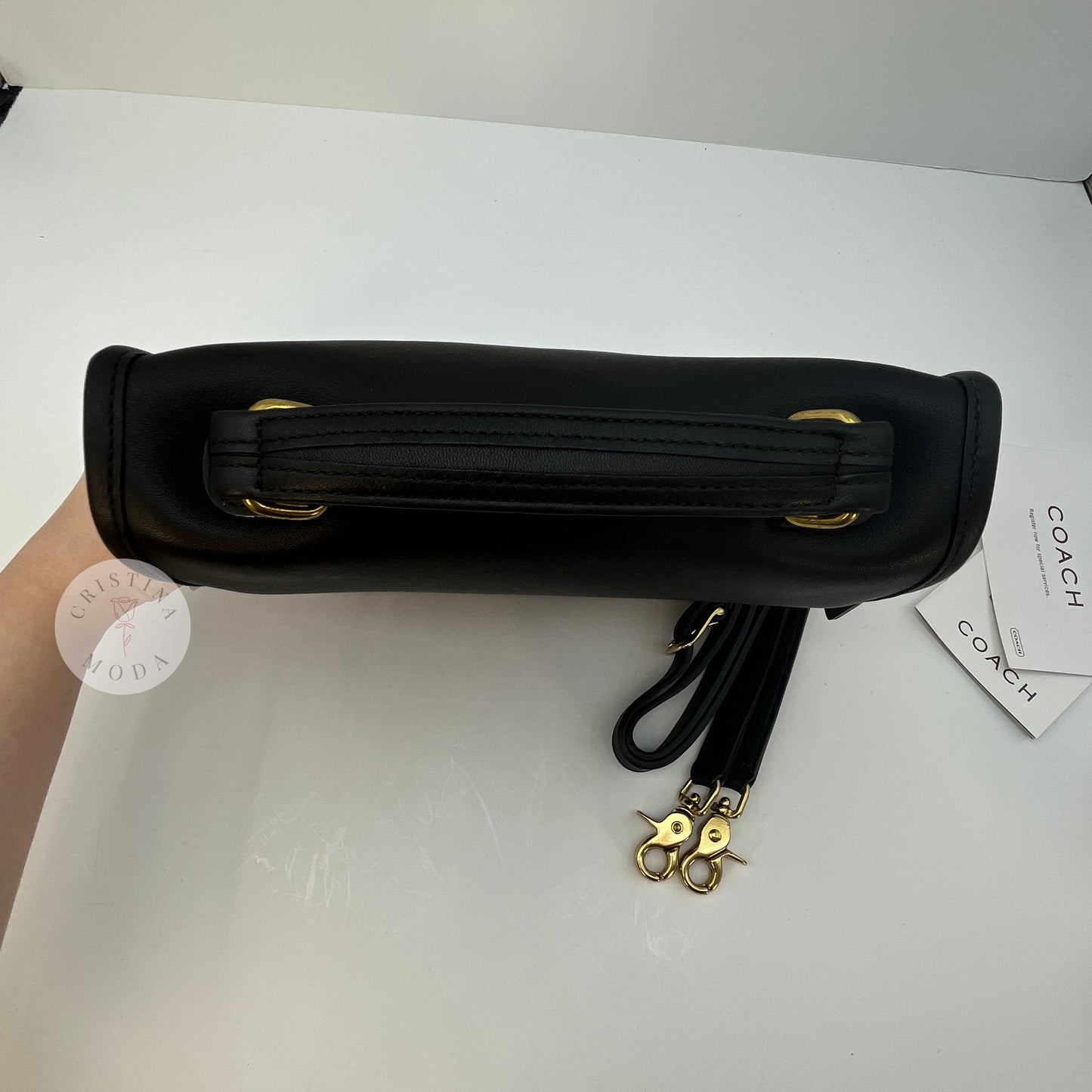 NEW Vintage Coach Station Bag 5130 Black 2002