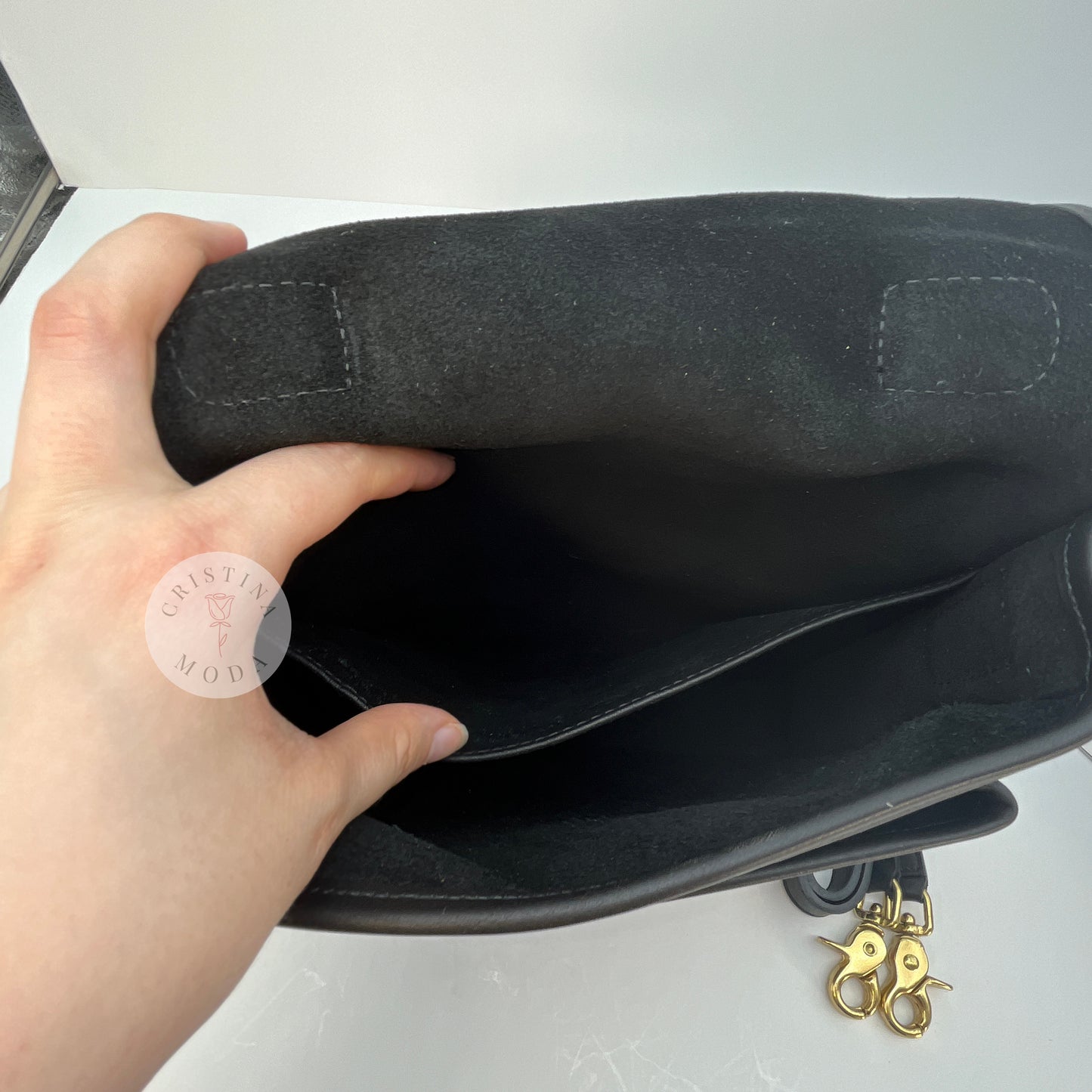 NEW Vintage Coach Station Bag 5130 Black 2002