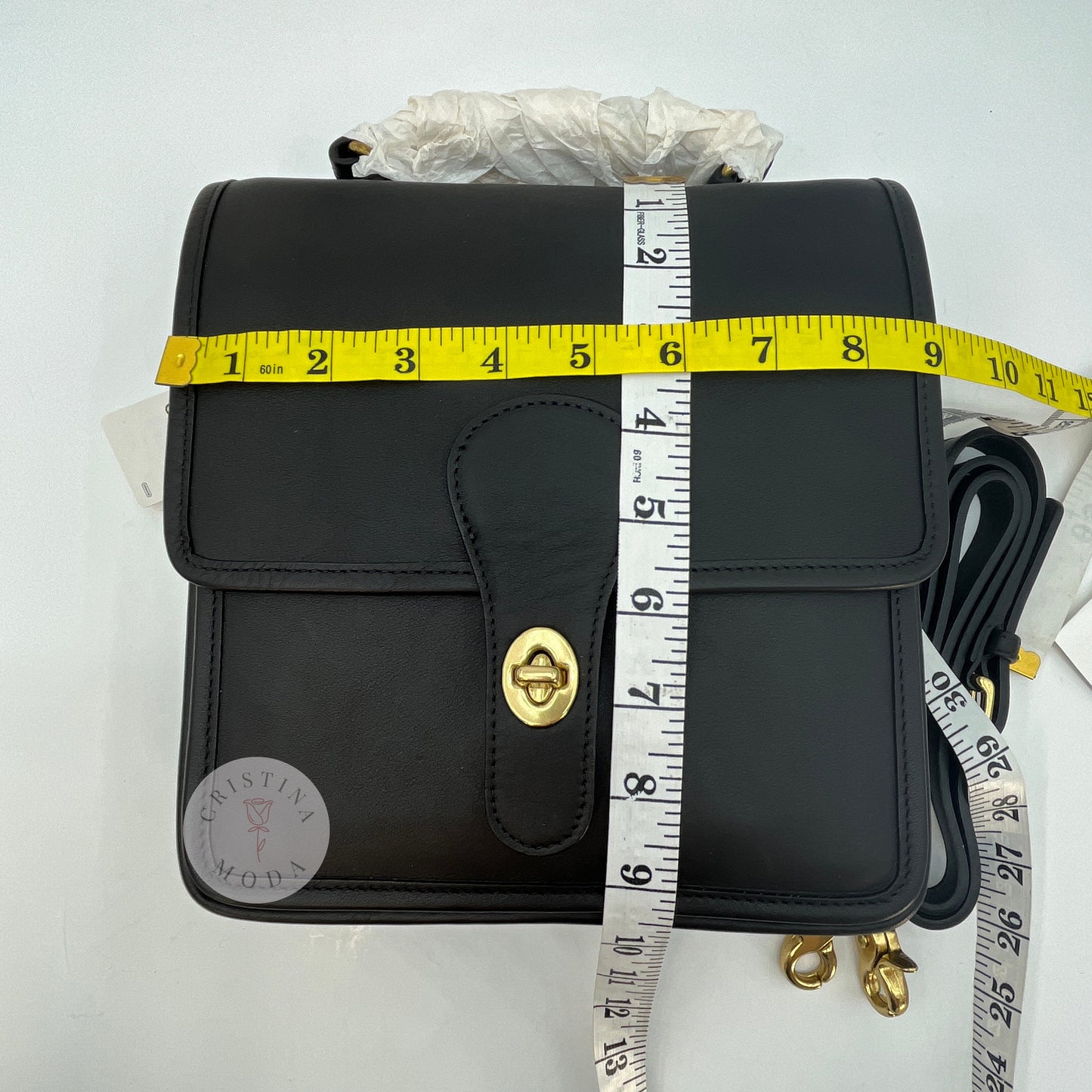 NEW Vintage Coach Station Bag 5130 Black 2002