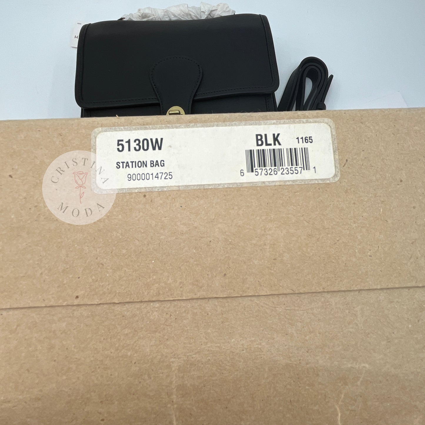 NEW Vintage Coach Station Bag 5130 Black 2002
