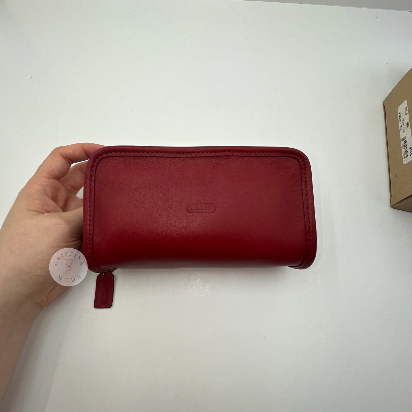 NEW Vintage Coach Chubby Case 6925 Red