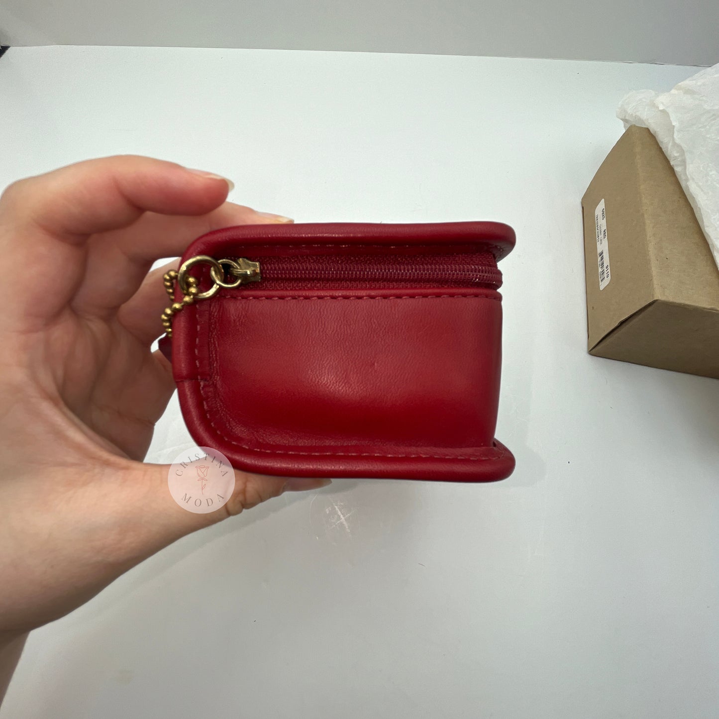 NEW Vintage Coach Chubby Case 6925 Red