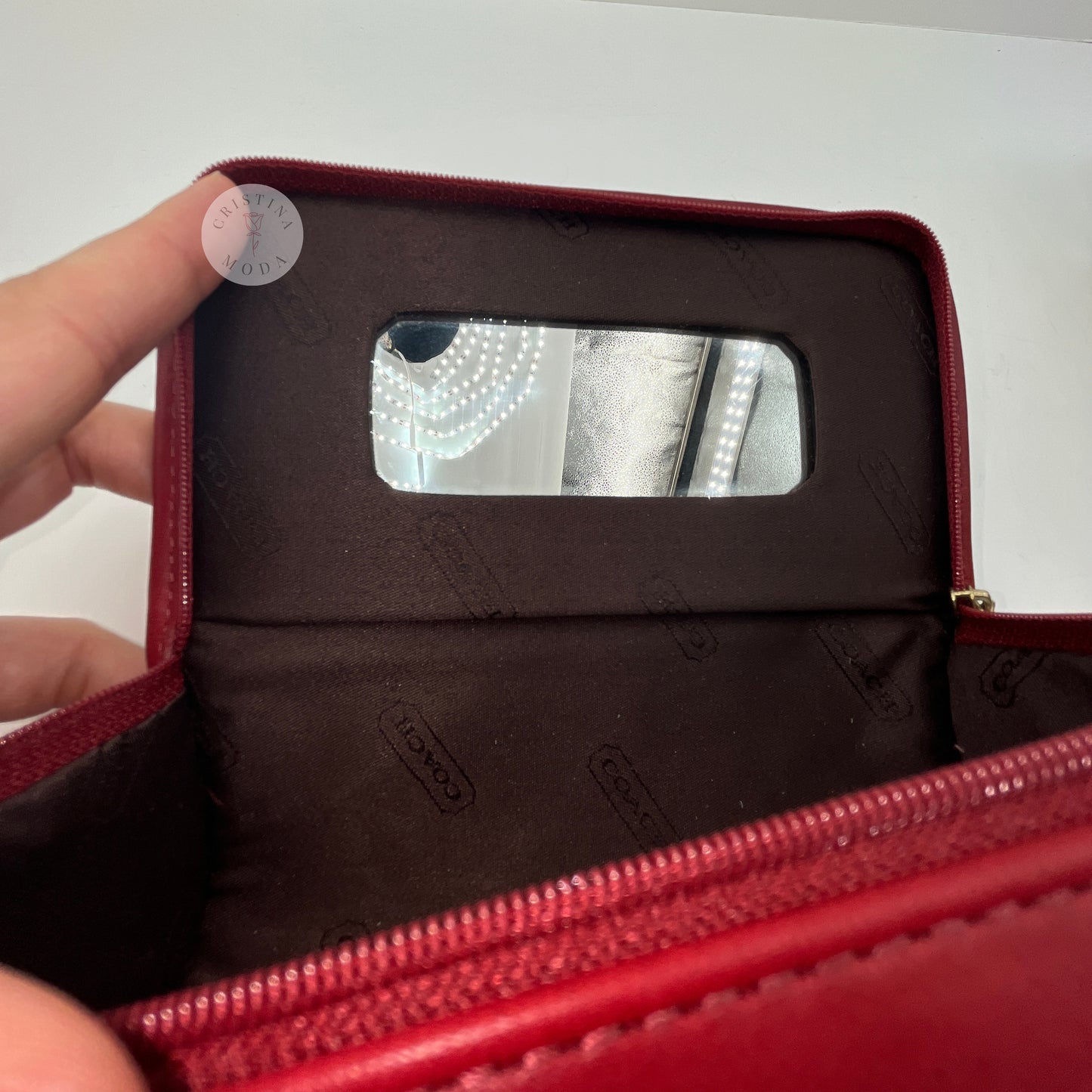 NEW Vintage Coach Chubby Case 6925 Red