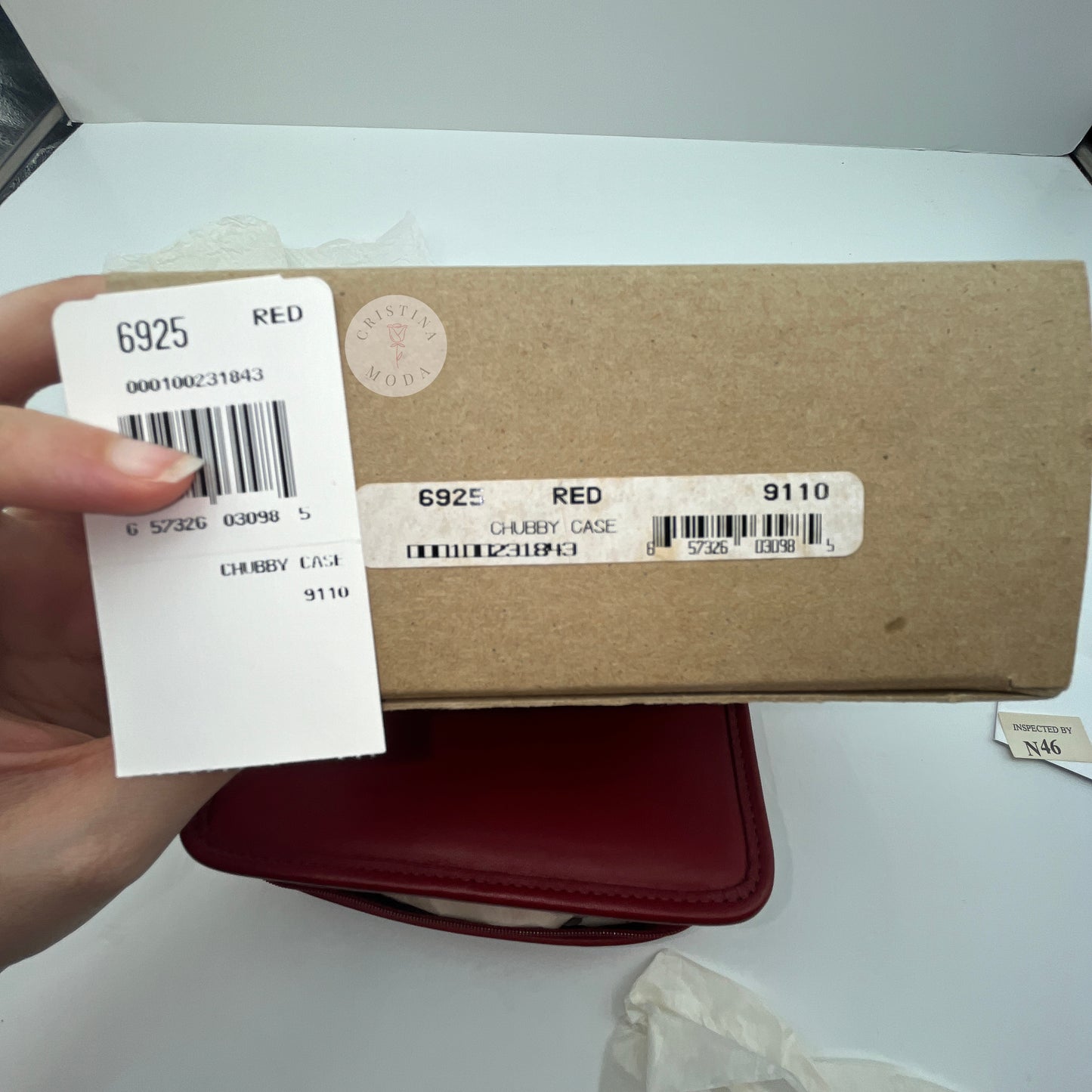 NEW Vintage Coach Chubby Case 6925 Red