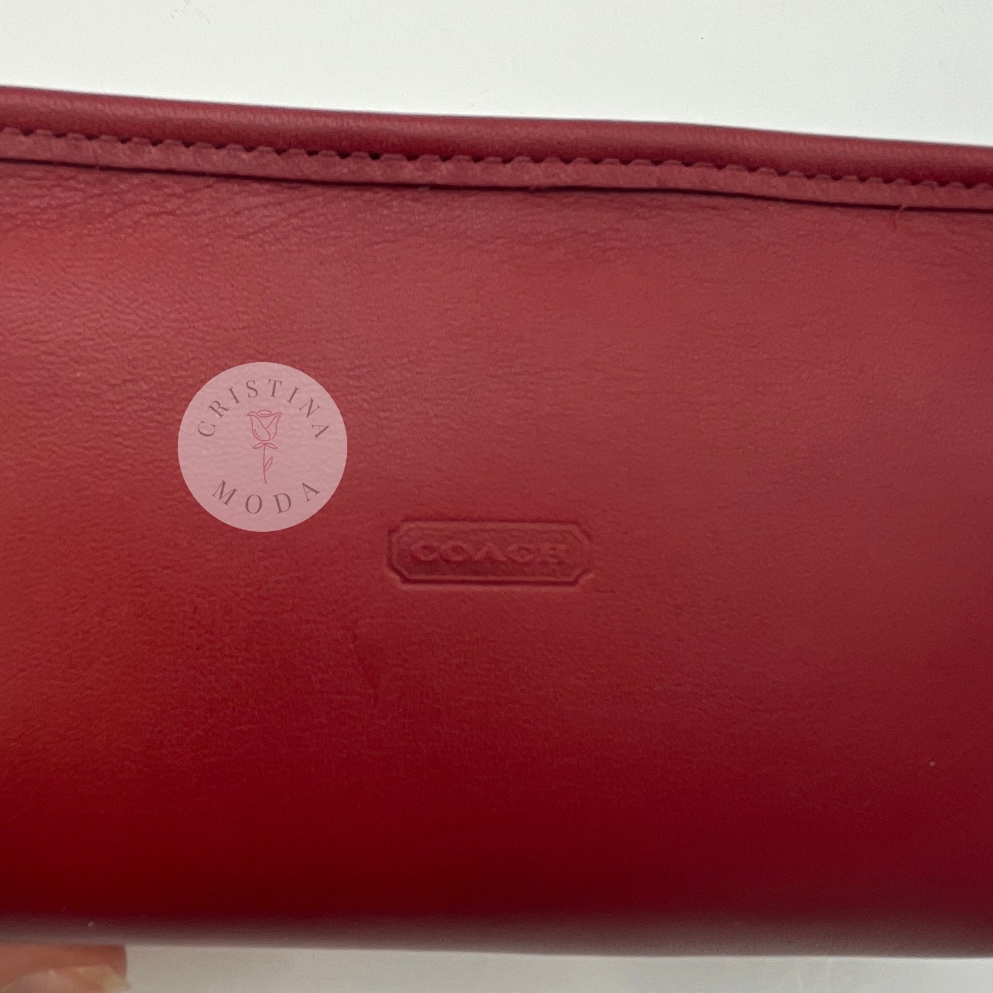 NEW Vintage Coach Chubby Case 6925 Red