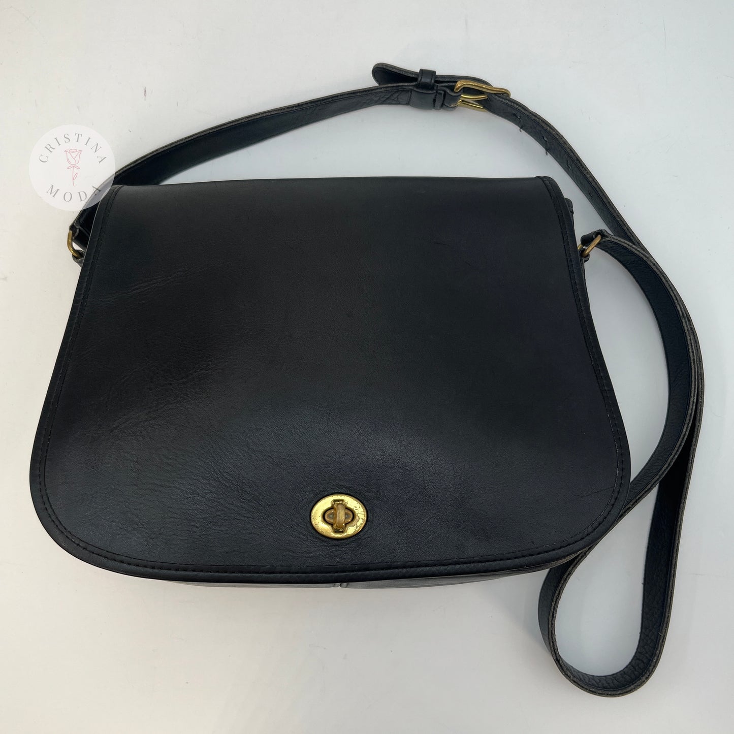 Vintage Coach Ranch Bag 9852 Black 1990's USA