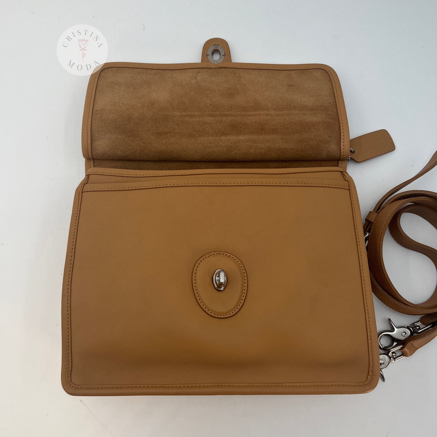 LIKE NEW Vintage Coach Willis Bag 9927 Camel Color 2001 Costa Rica