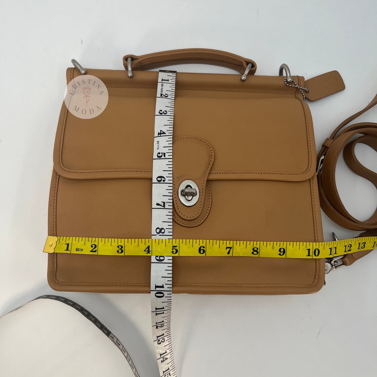 LIKE NEW Vintage Coach Willis Bag 9927 Camel Color 2001 Costa Rica