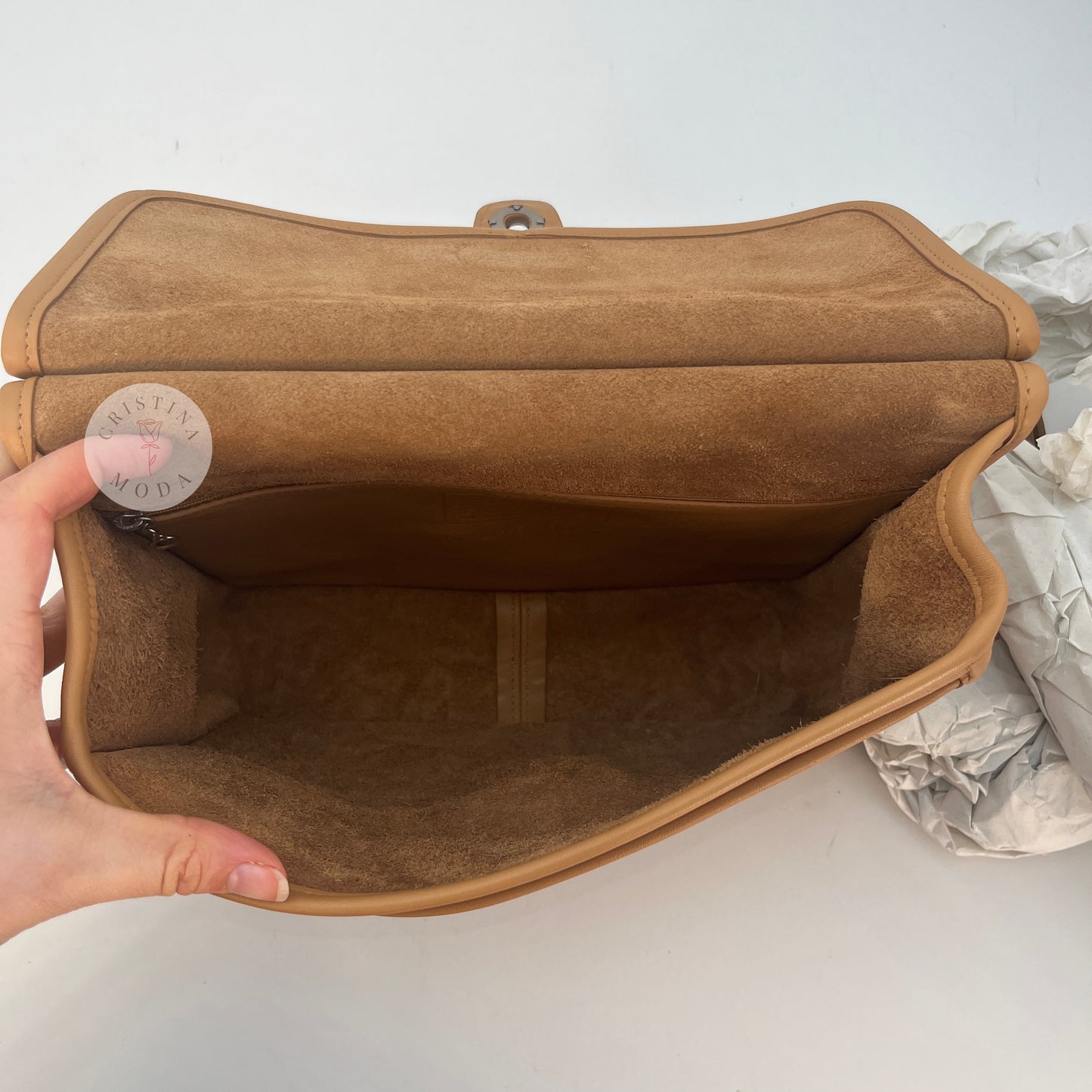 LIKE NEW Vintage Coach Willis Bag 9927 Camel Color 2001 Costa Rica