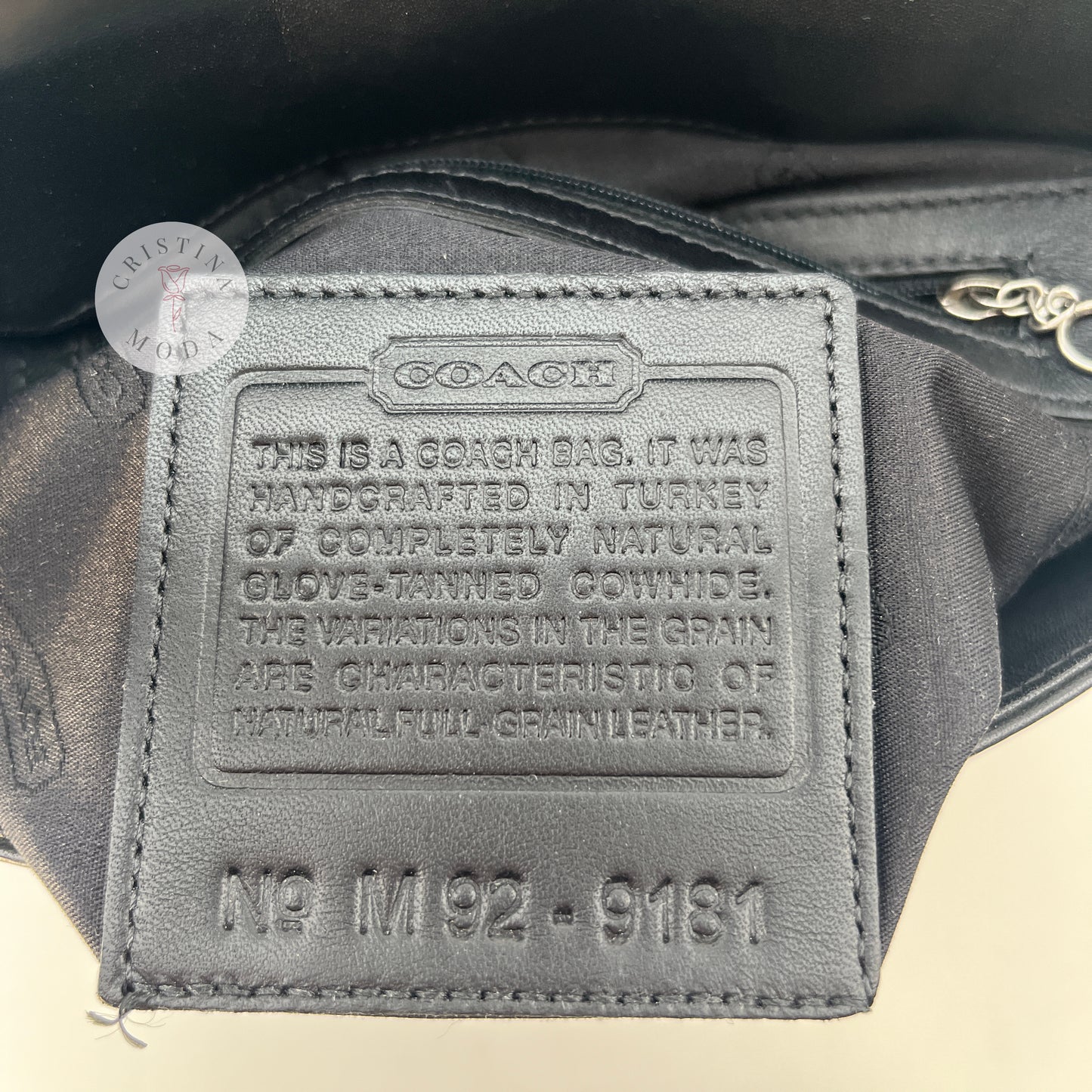 NEW Vintage Coach Whitney Mini Hobo Bag 9181 Black 1999 Turkey