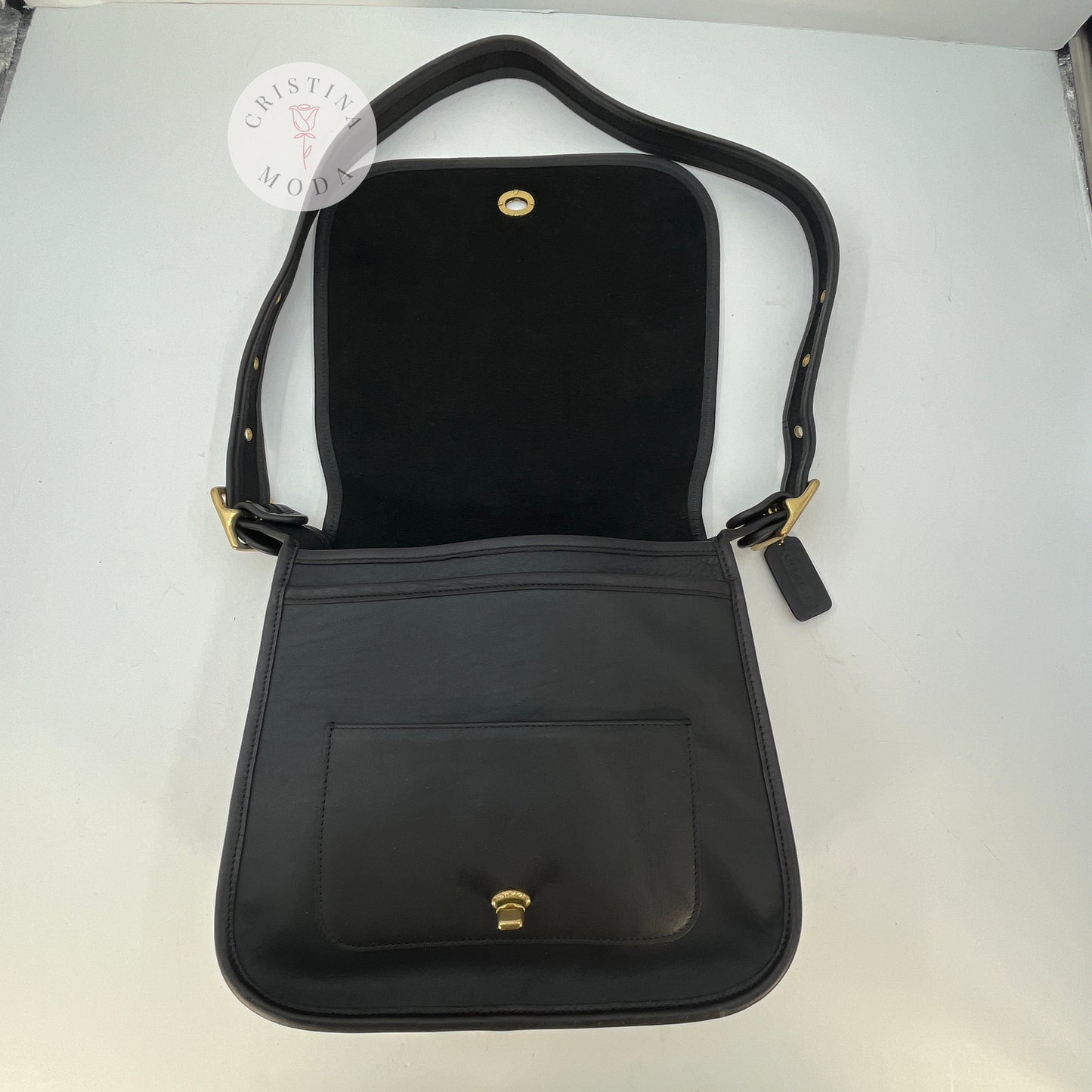 Vintage Coach Stewardess Bag 9525 Black 2002 Costa Rica