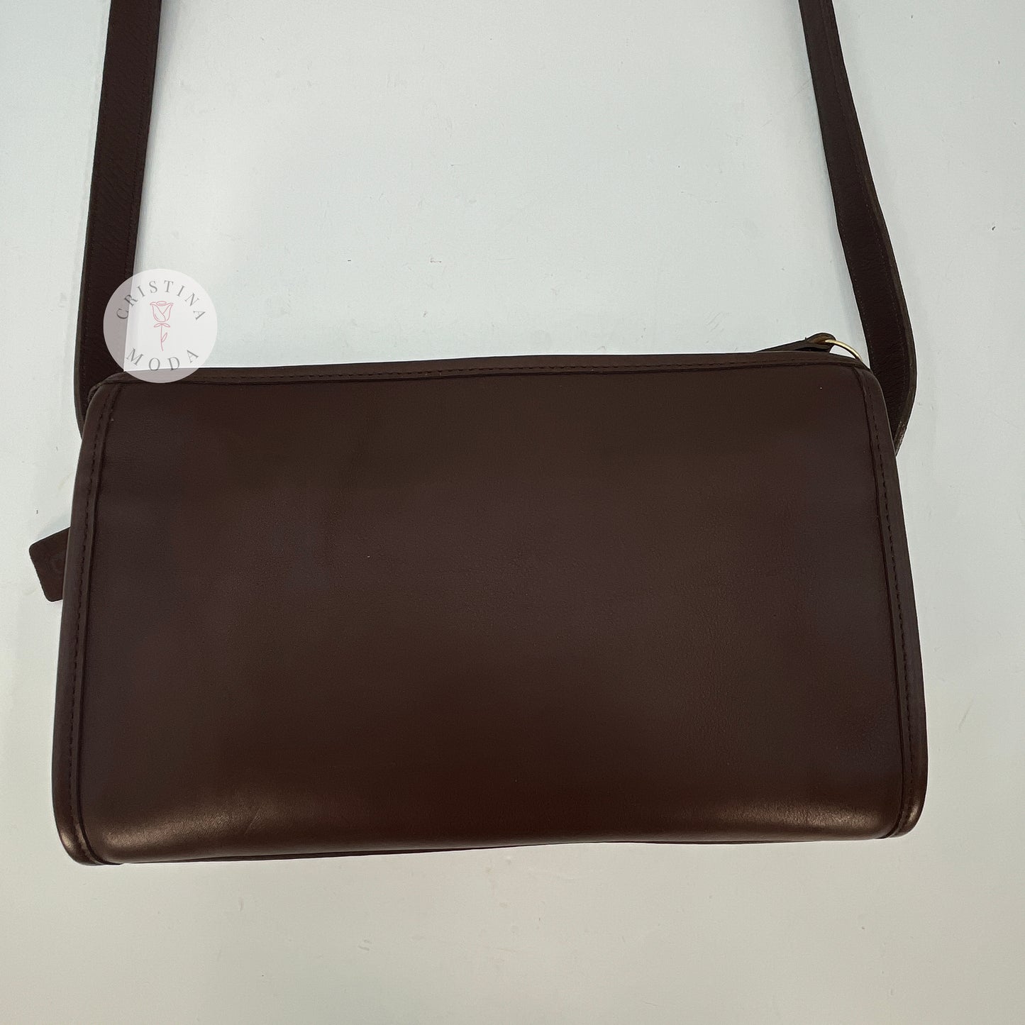 LIKE NEW Vintage Coach Taylor Zip Bag 9944 Mahogany 1994 USA