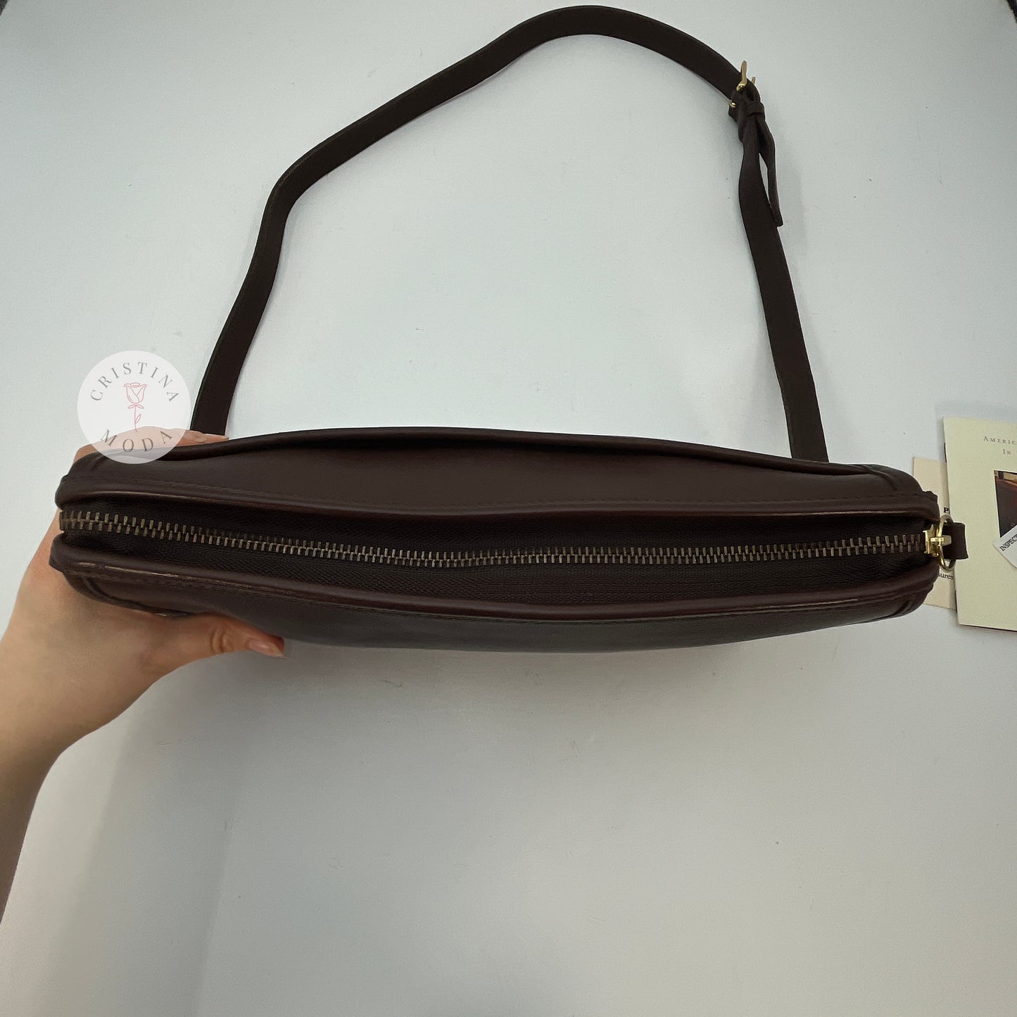 LIKE NEW Vintage Coach Taylor Zip 9944 Mahogany 1994 USA