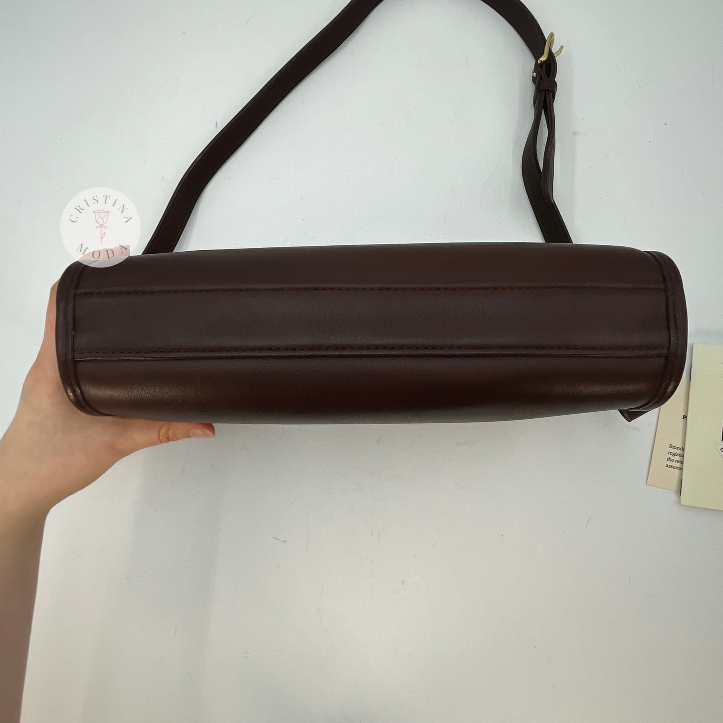LIKE NEW Vintage Coach Taylor Zip 9944 Mahogany 1994 USA