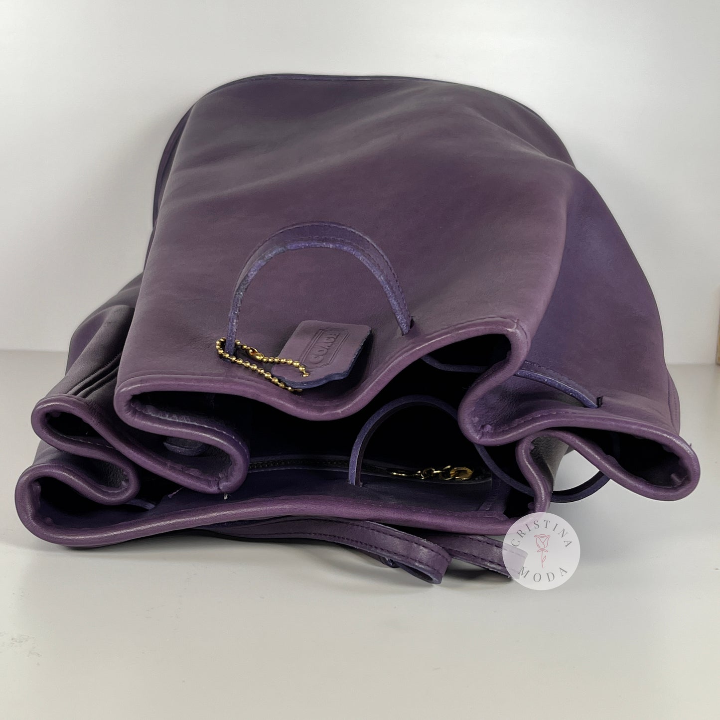 Vintage Coach The Sling 9929 Purple USA 1990's