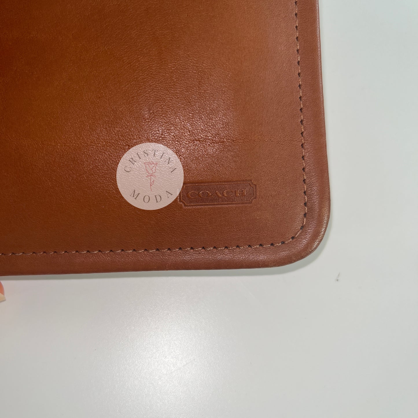 Vintage Coach Skinny Case 7170 British Tan