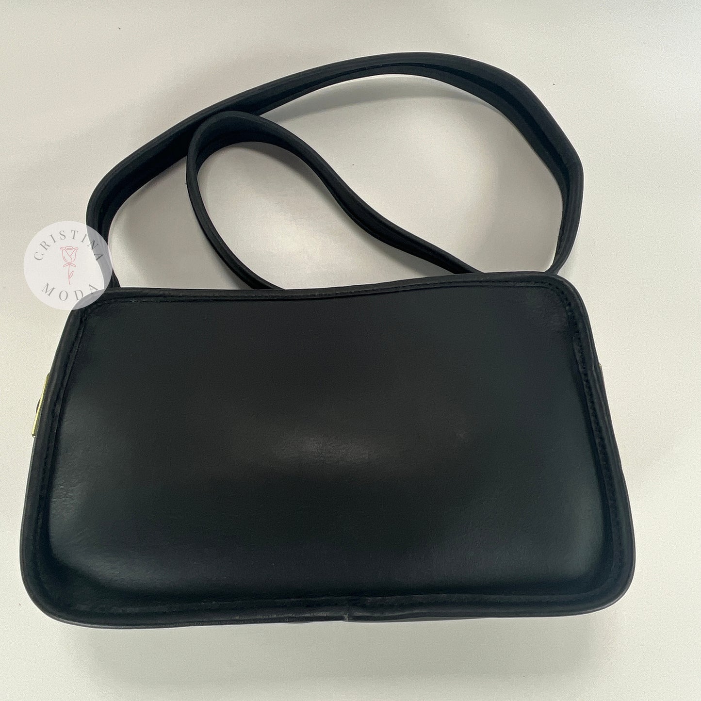 LIKE NEW Vintage Coach Legacy East West Compartment Bag 9164 Black