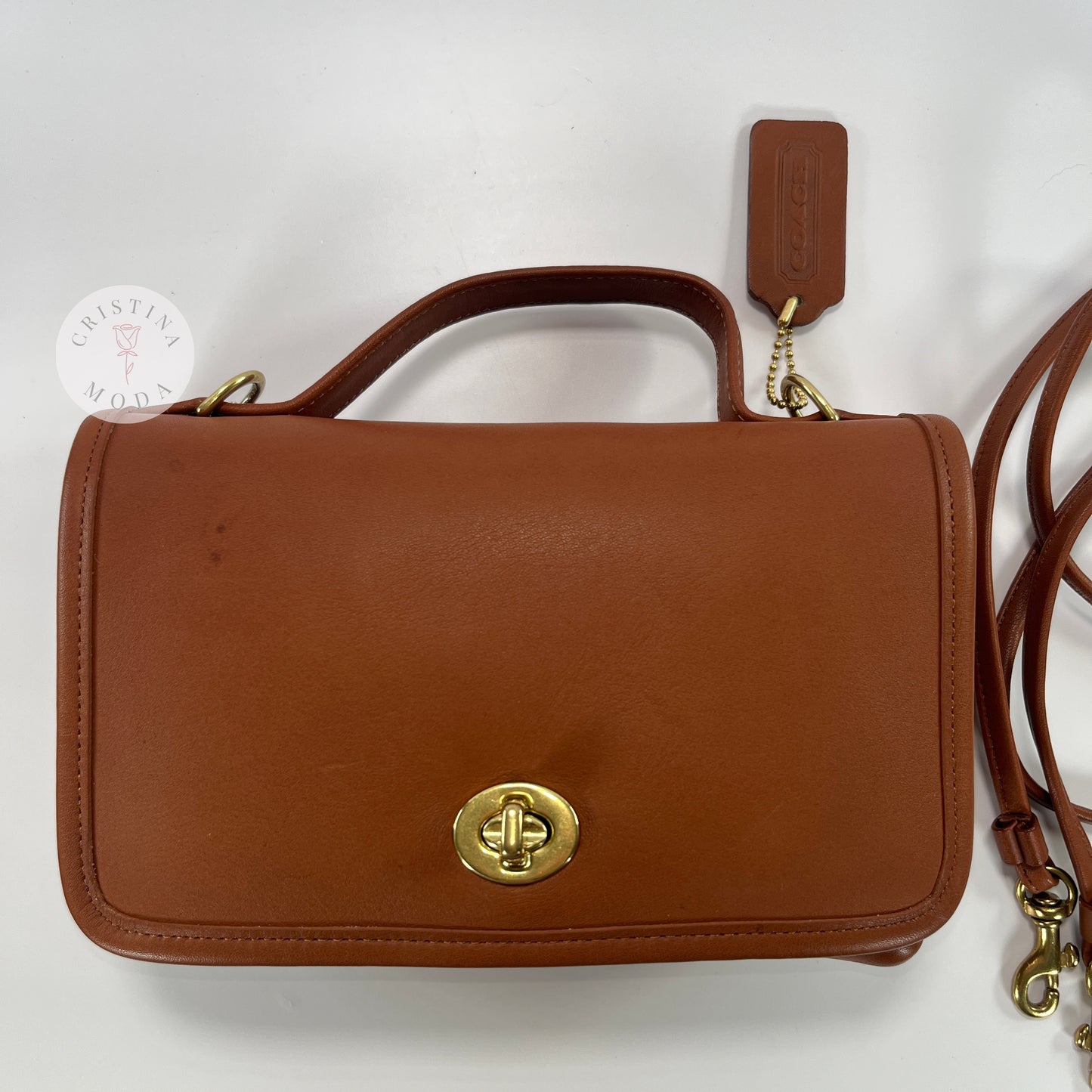Vintage Coach Casino Bag 9924 British Tan 1994 USA