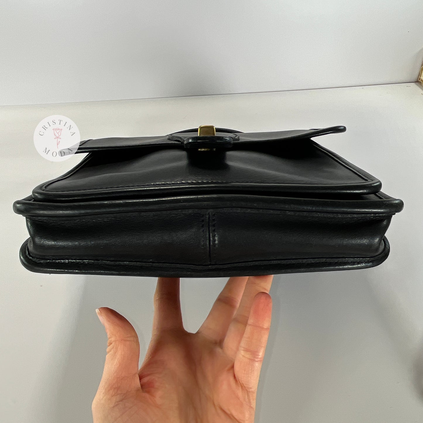 Vintage Coach Station Bag 5130 Black 2001