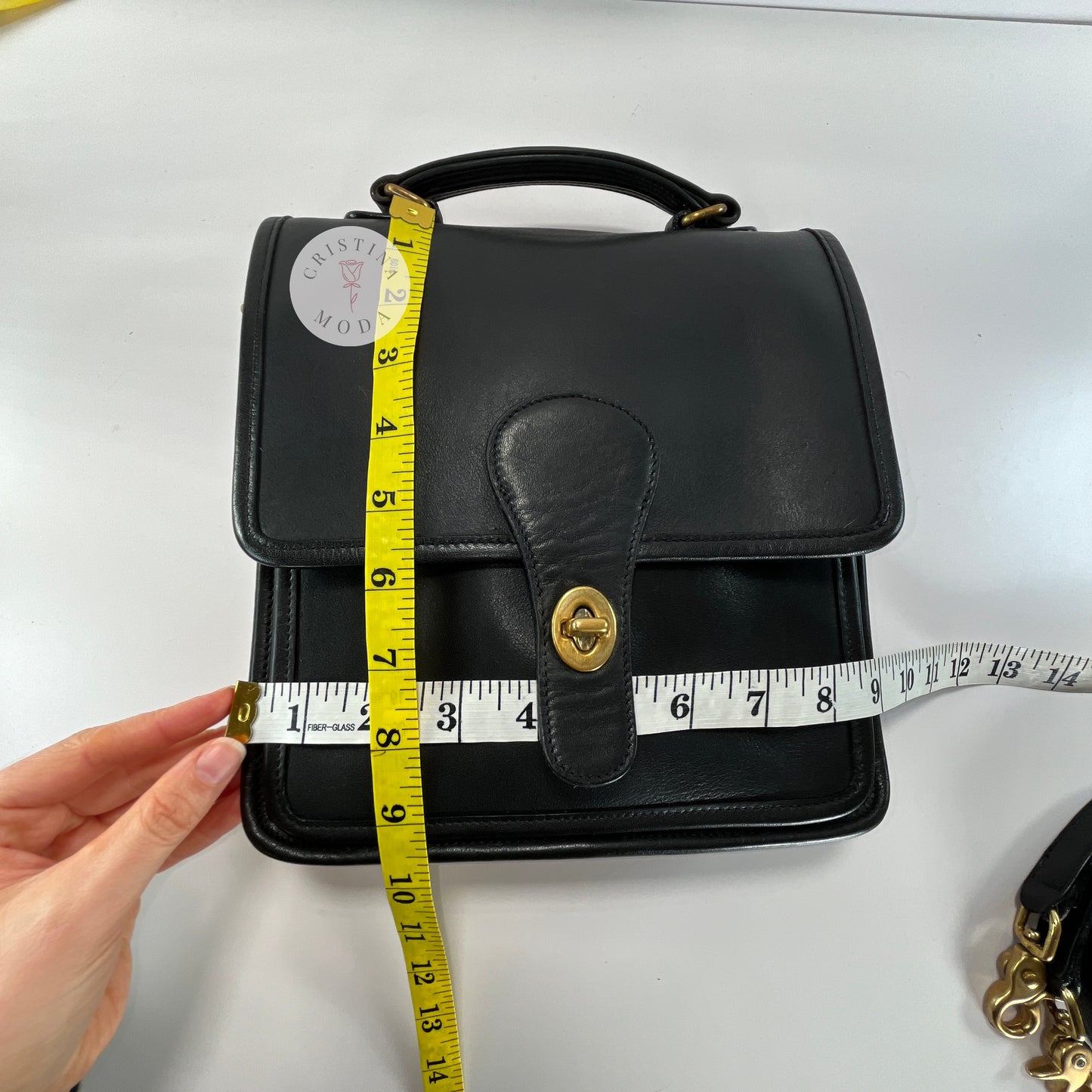 Vintage Coach Station Bag 5130 Black 2001