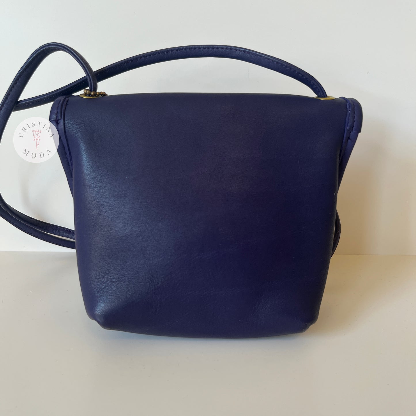 Vintage Coach Everett Bag 9934 Purple USA 1990's