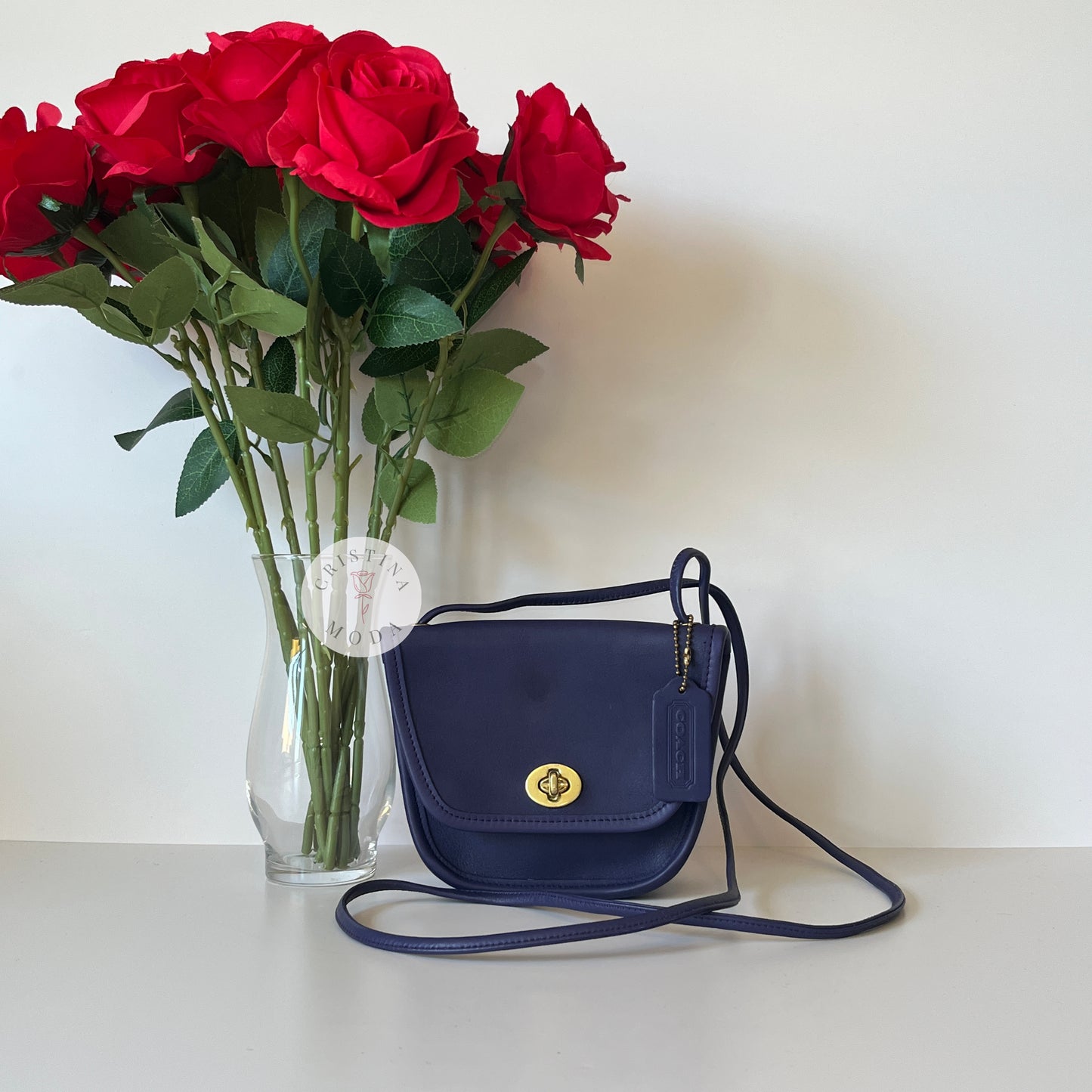 Vintage Coach Everett Bag 9934 Purple USA 1990's