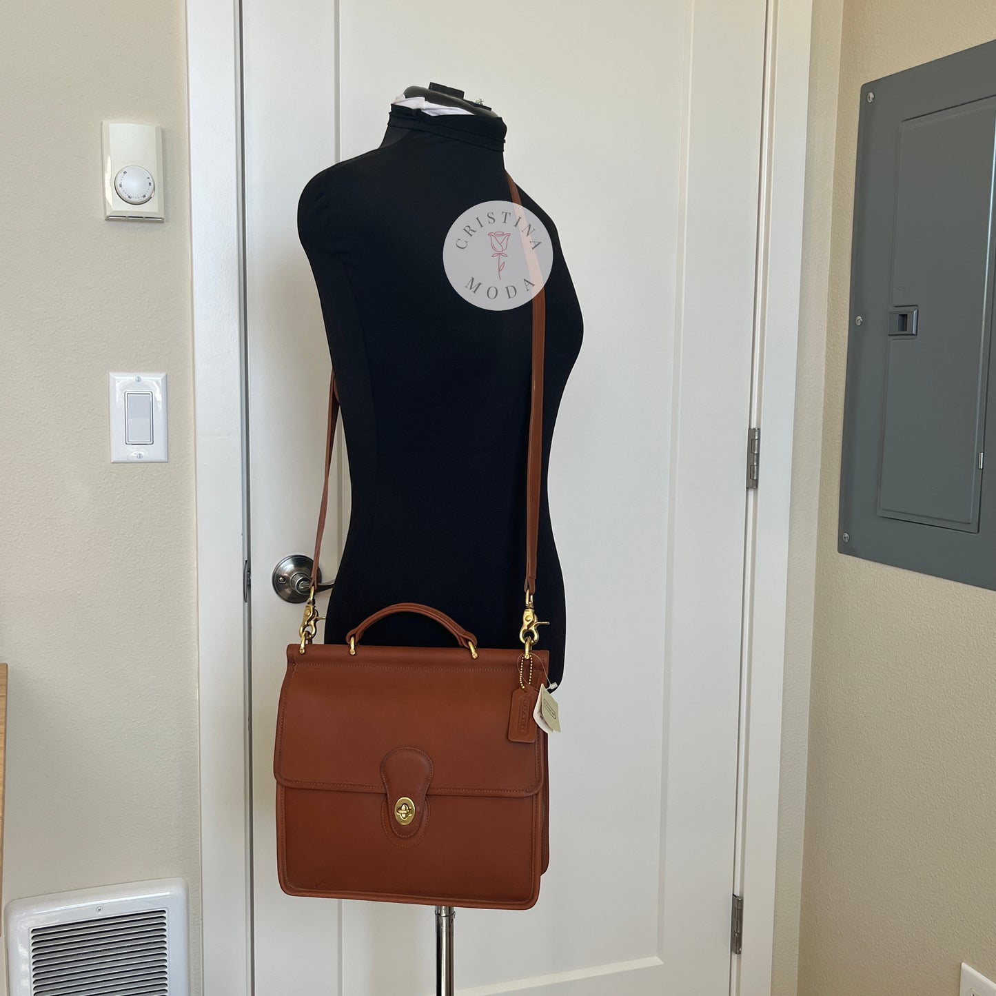 NEW Vintage Coach Willis Bag 9927 British Tan 1994 USA