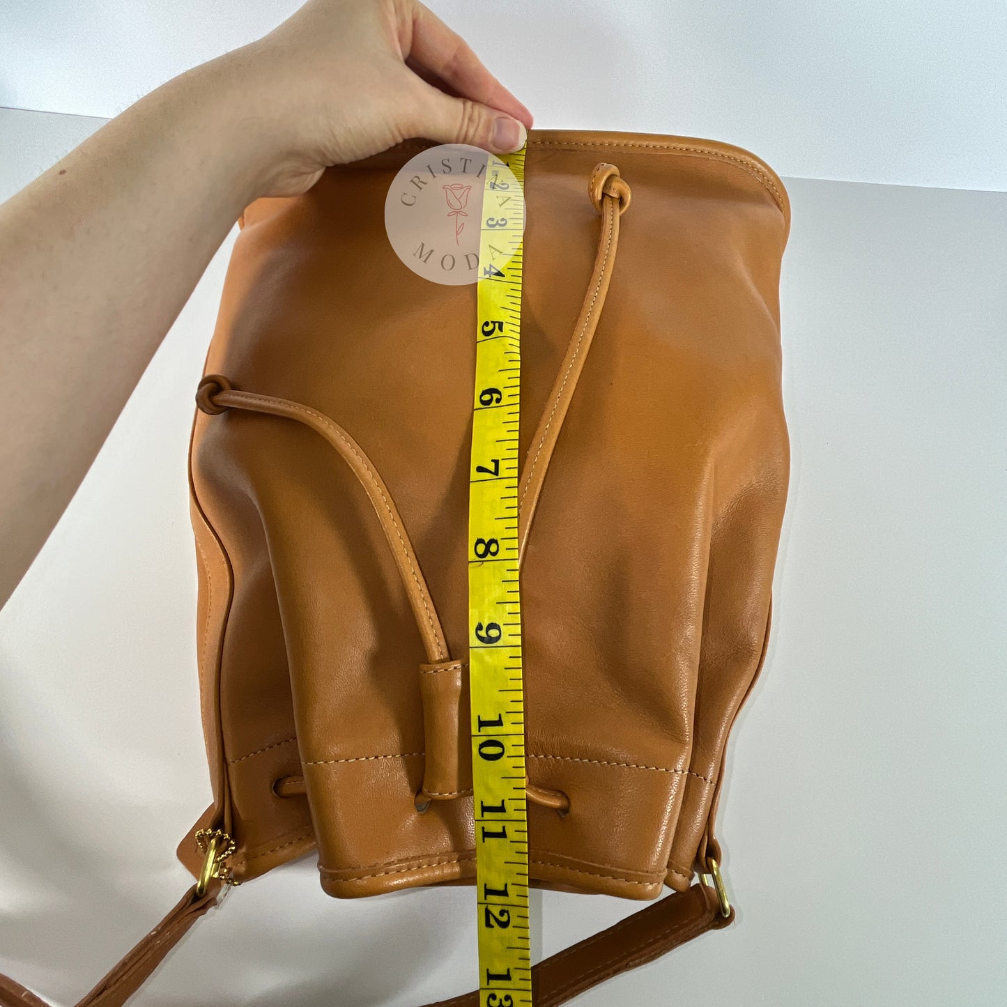 Vintage Coach Drawstring Sac Medium 4015 Honey USA