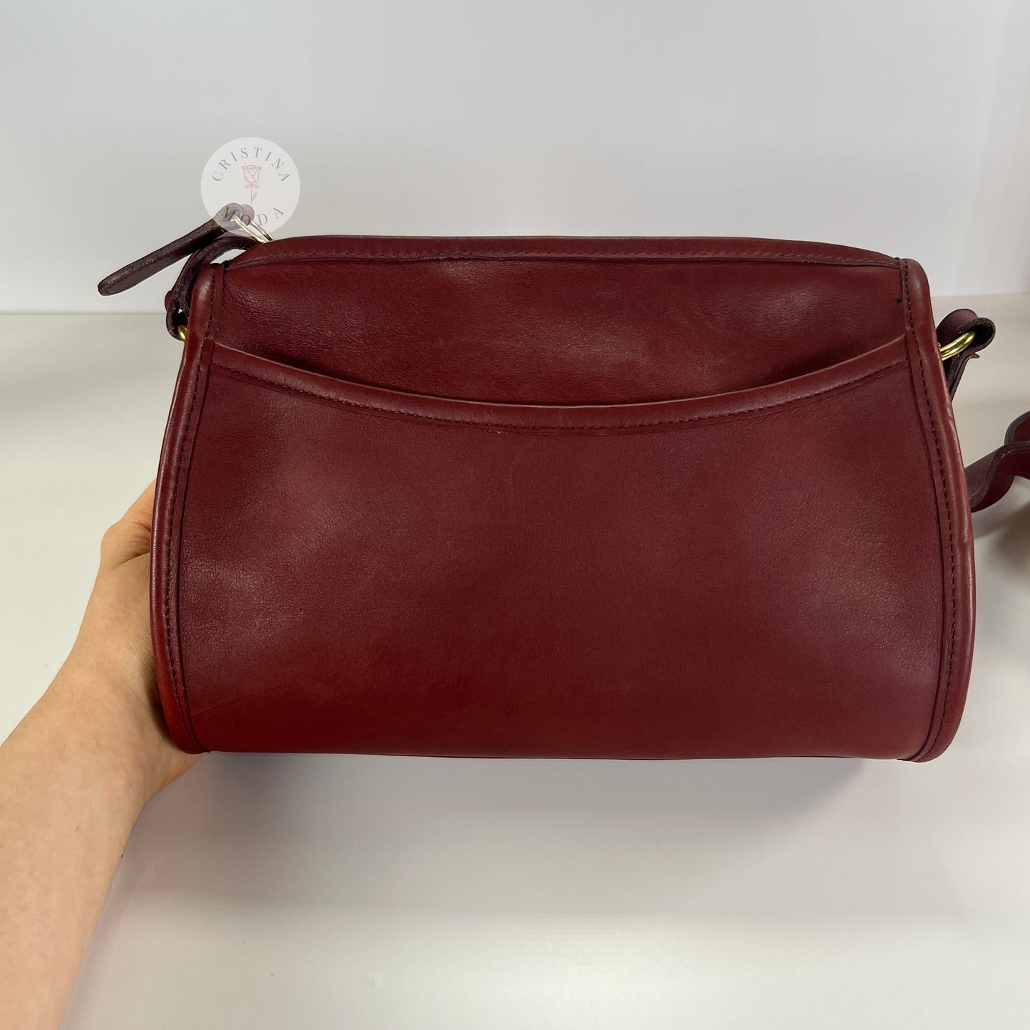 Vintage Coach Austin Bag 9909 Bordeaux USA 1990's