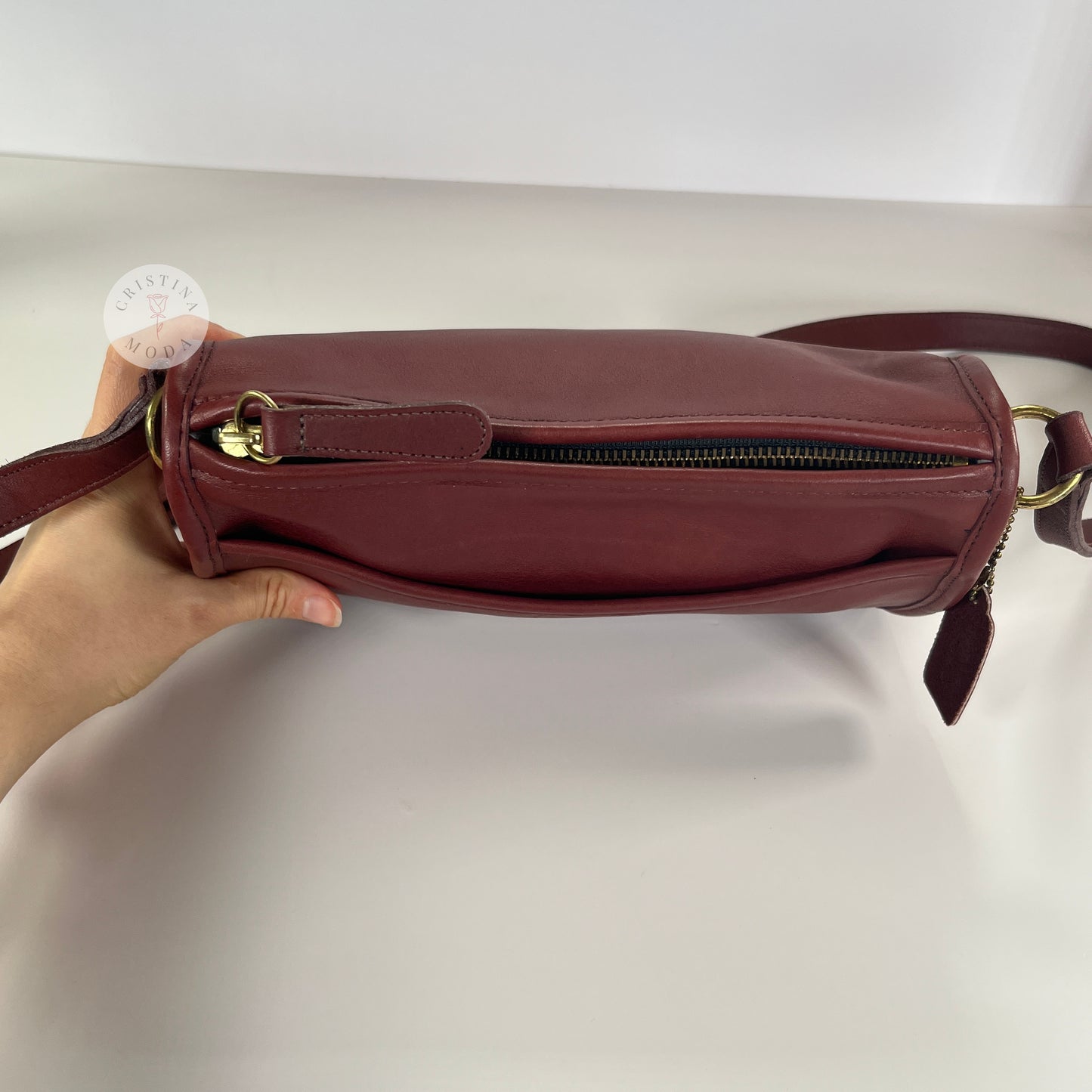 Vintage Coach Austin Bag 9909 Bordeaux USA 1990's