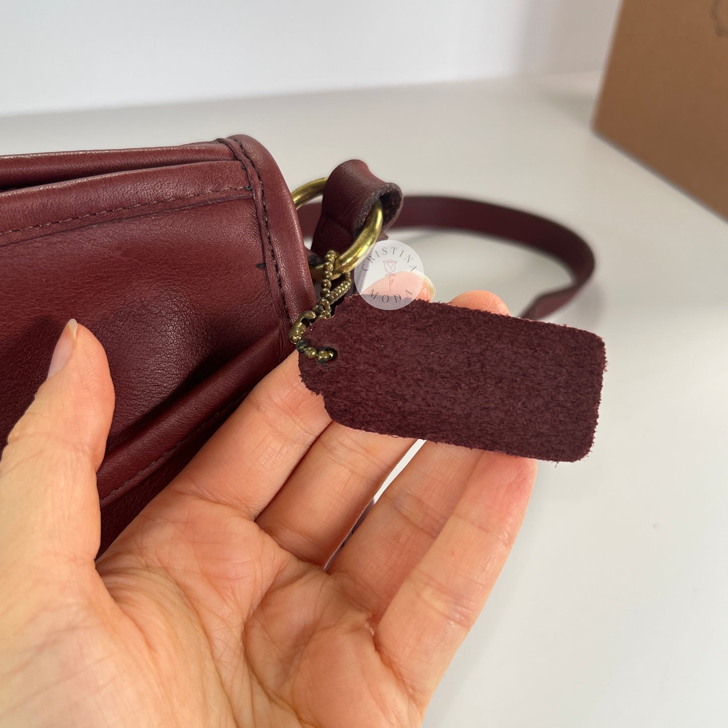Vintage Coach Austin Bag 9909 Bordeaux USA 1990's