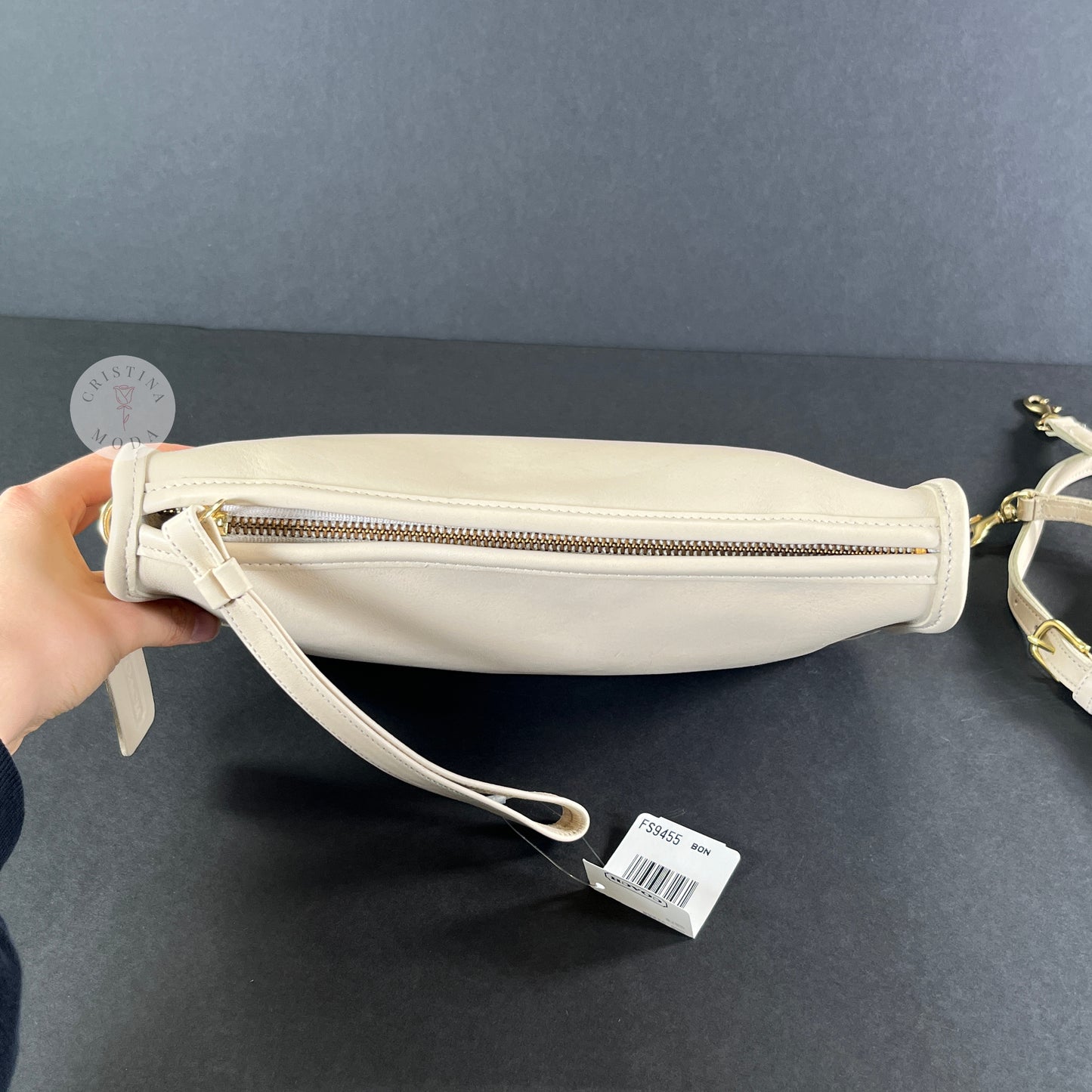 NEW Vintage Coach Basic Bag 9455 Bone USA 1999