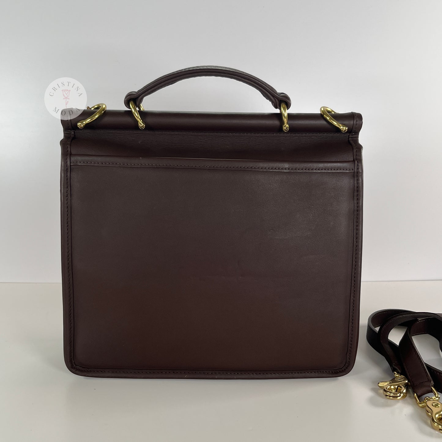 Vintage Coach Willis Bag 9927 Mahogany Brown 2001