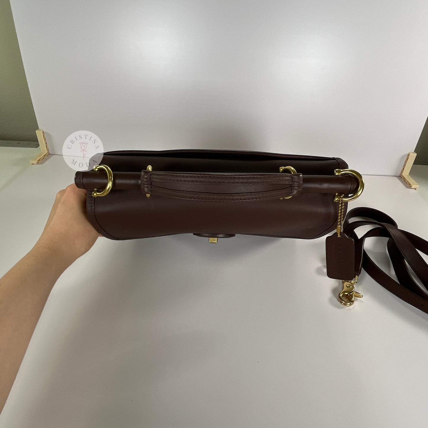 Vintage Coach Willis Bag 9927 Mahogany Brown 2001