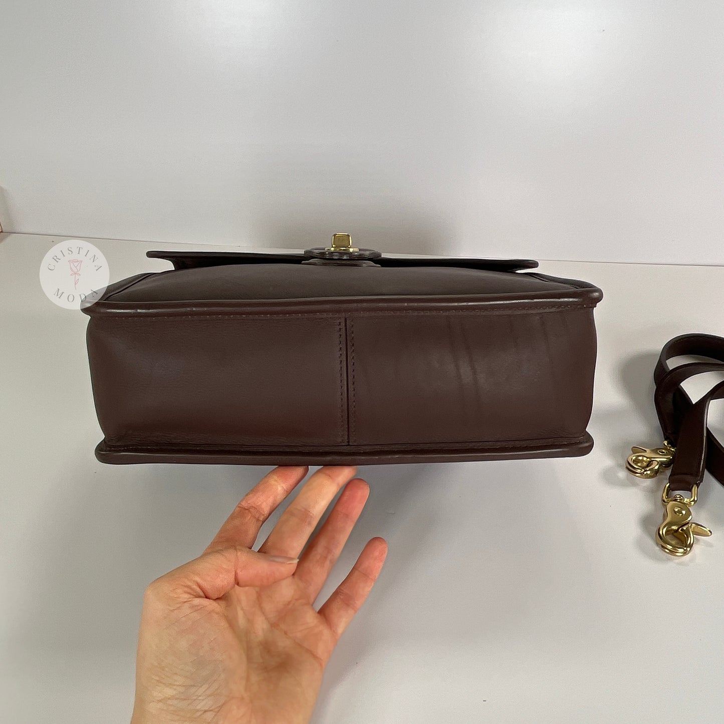 Vintage Coach Willis Bag 9927 Mahogany Brown 2001