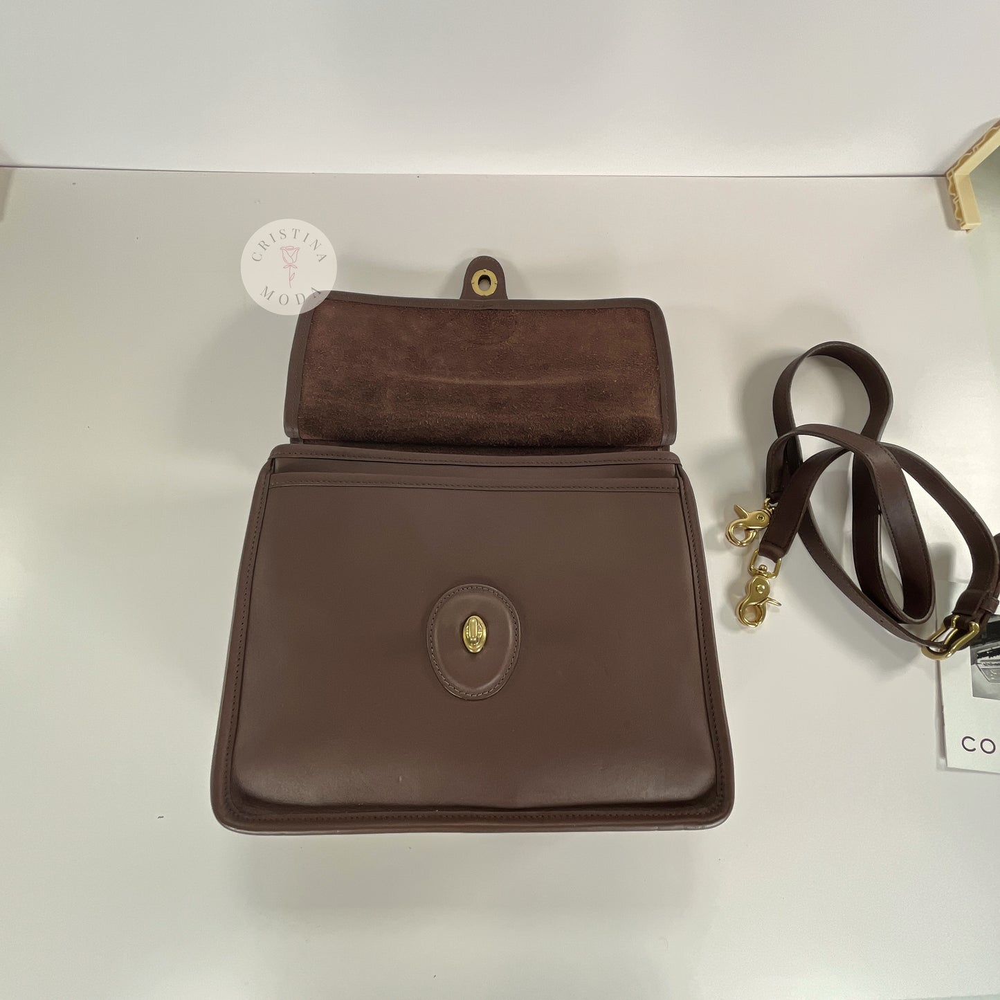 Vintage Coach Willis Bag 9927 Mahogany Brown 2001