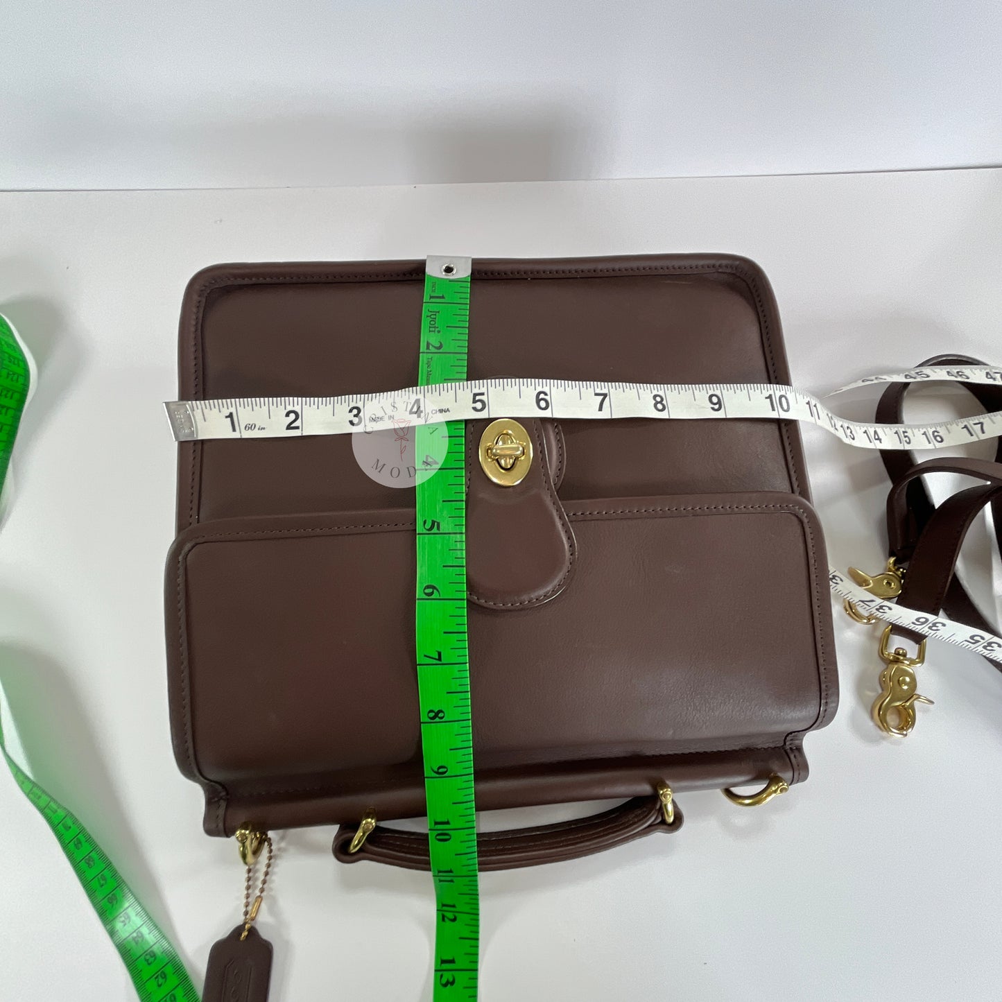 Vintage Coach Willis Bag 9927 Mahogany Brown 2001