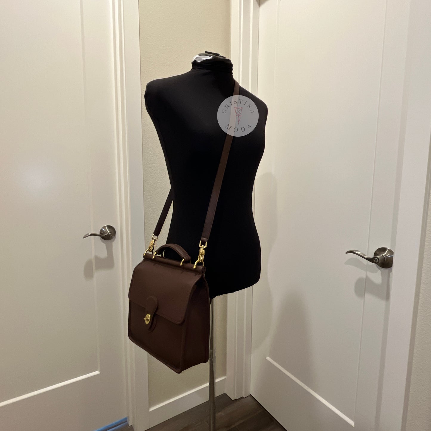 Vintage Coach Willis Bag 9927 Mahogany Brown 2001