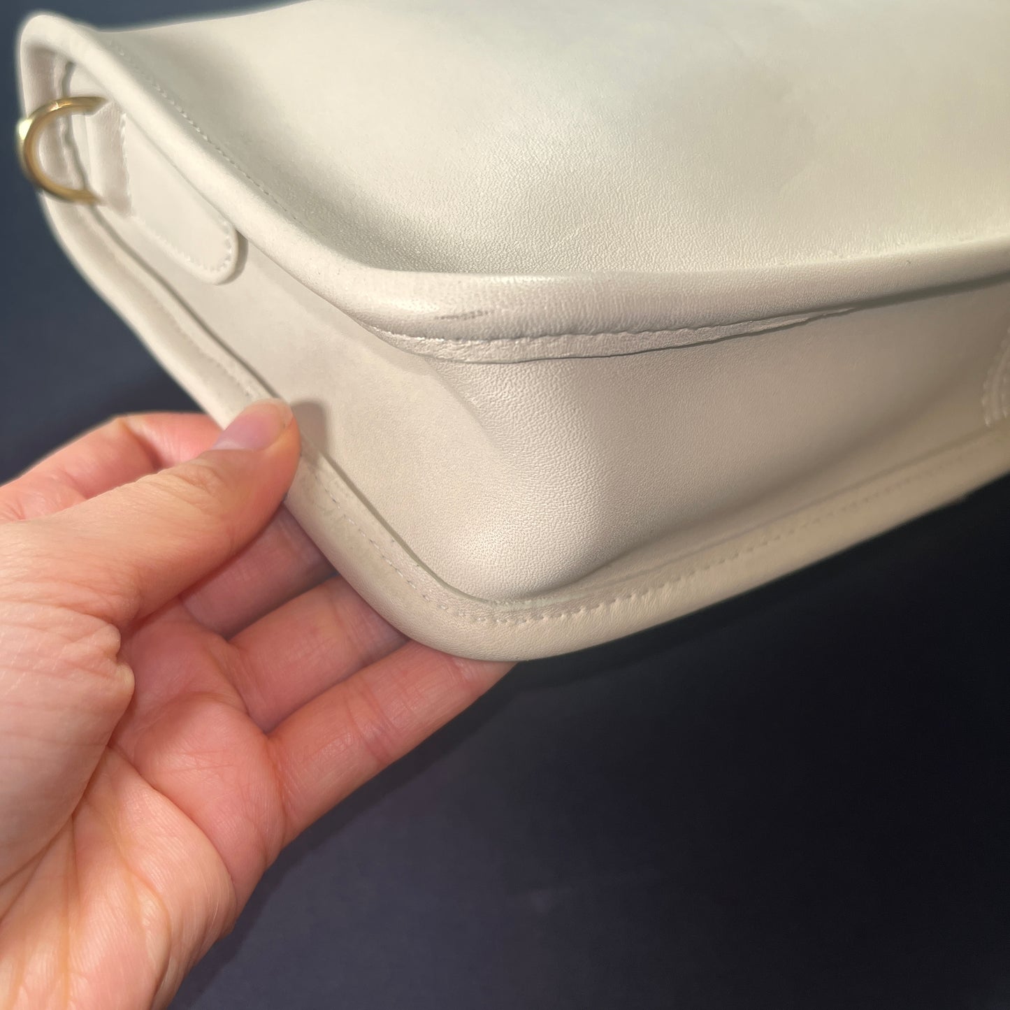 NEW Vintage Coach Basic Bag 9455 Bone USA 1999