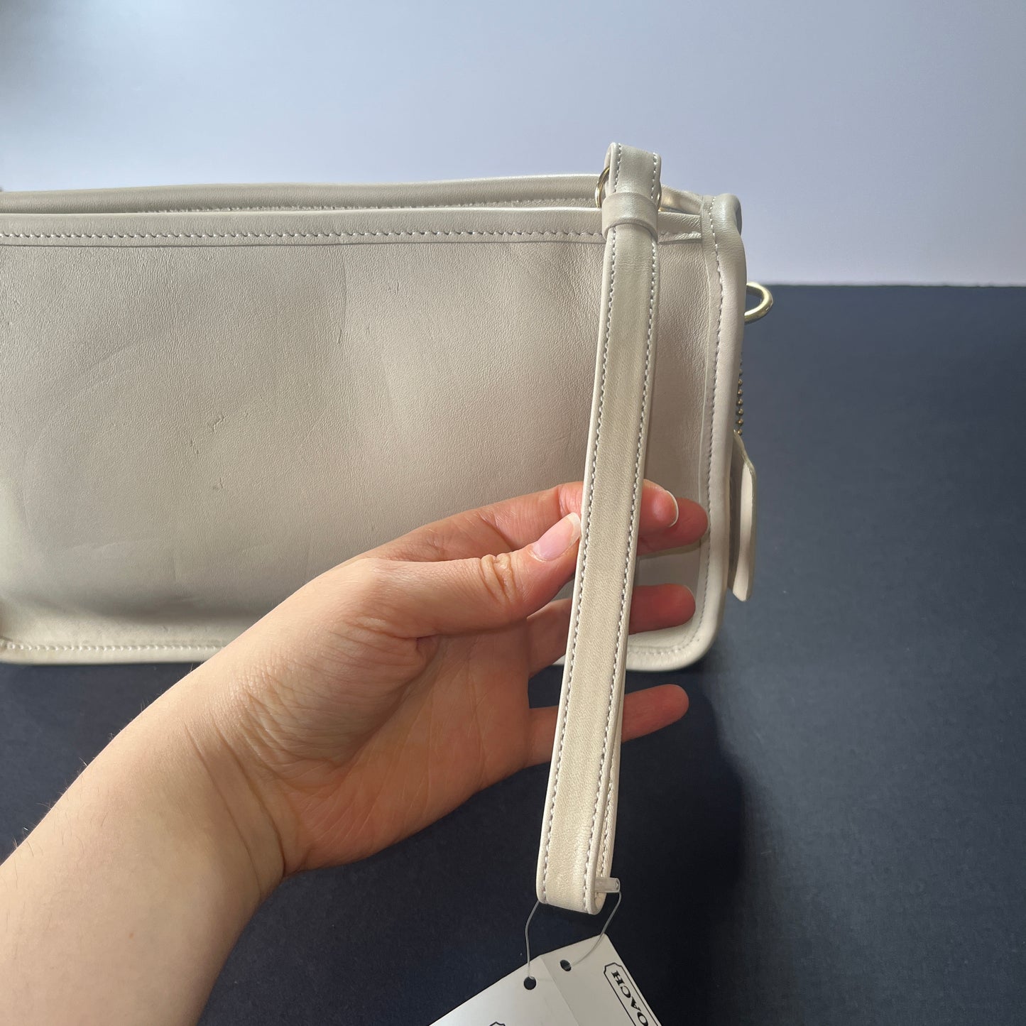 NEW Vintage Coach Basic Bag 9455 Bone USA 1999
